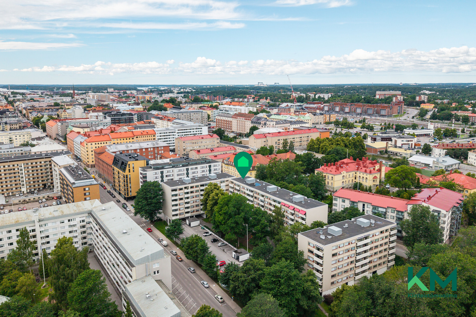 Yliopistonkatu 1-3, Keskusta, Turku