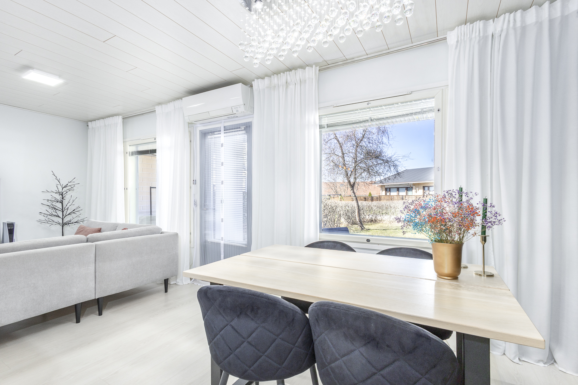 ruokailutilan näkymiä