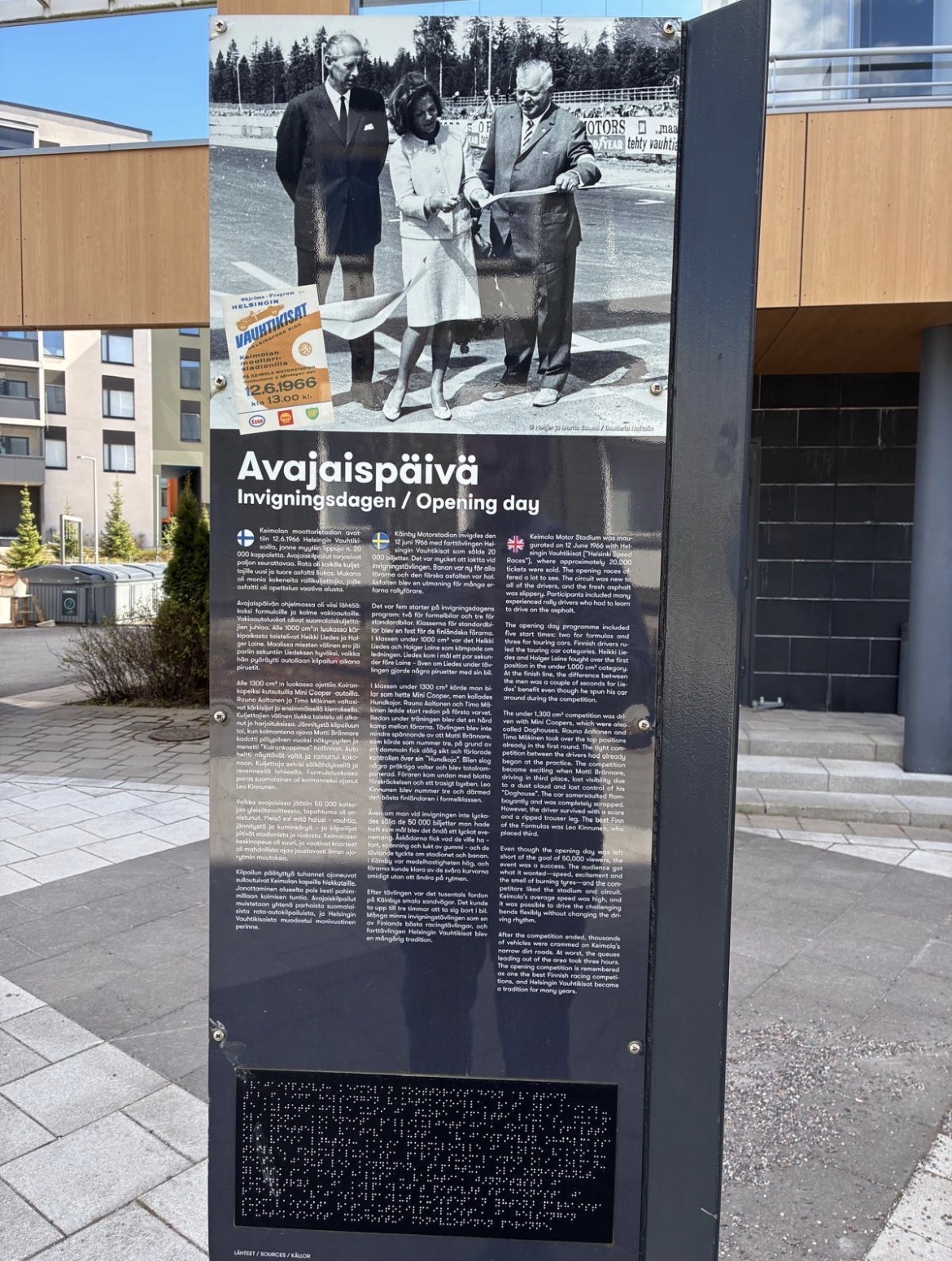 Alue tunnetaan historian vauhdikkaista kilpa-ajoista