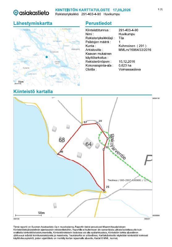 Rakojärventie 64, Kylämä, Kuhmoinen