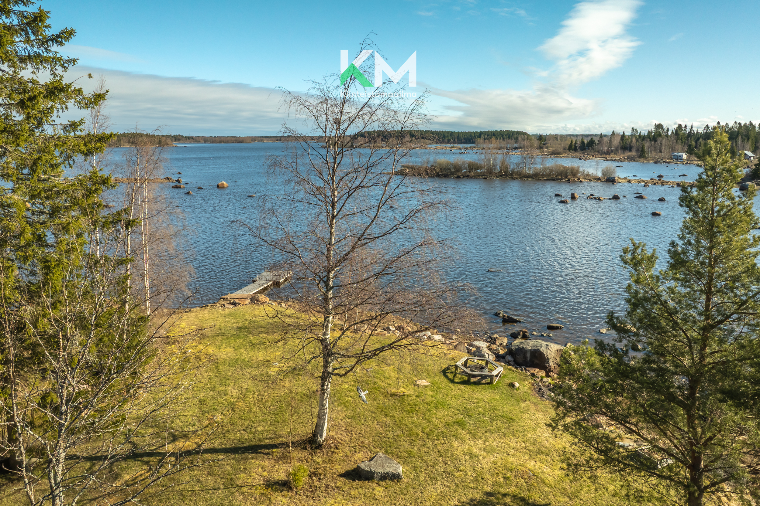 Mökin ranta-alue 
