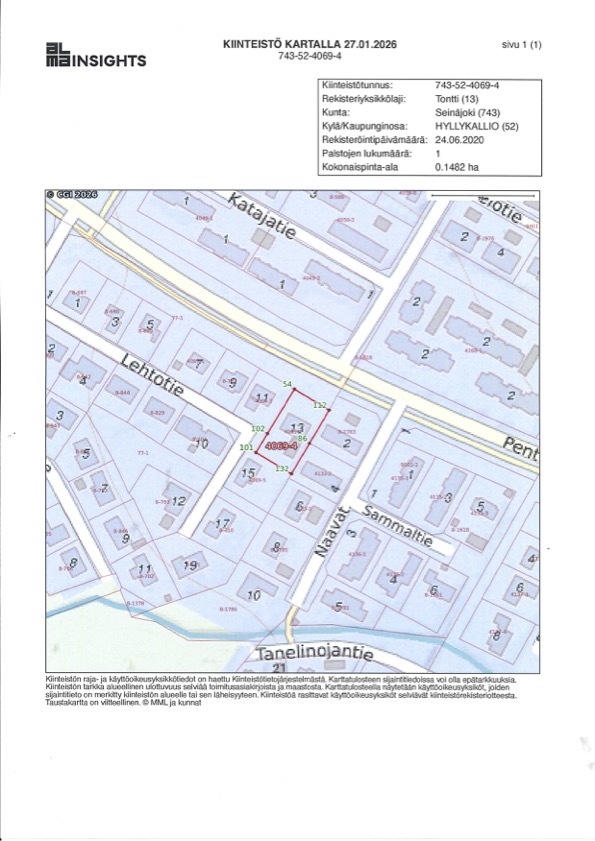 Lehtotie 13, Hyllykallio, Seinäjoki