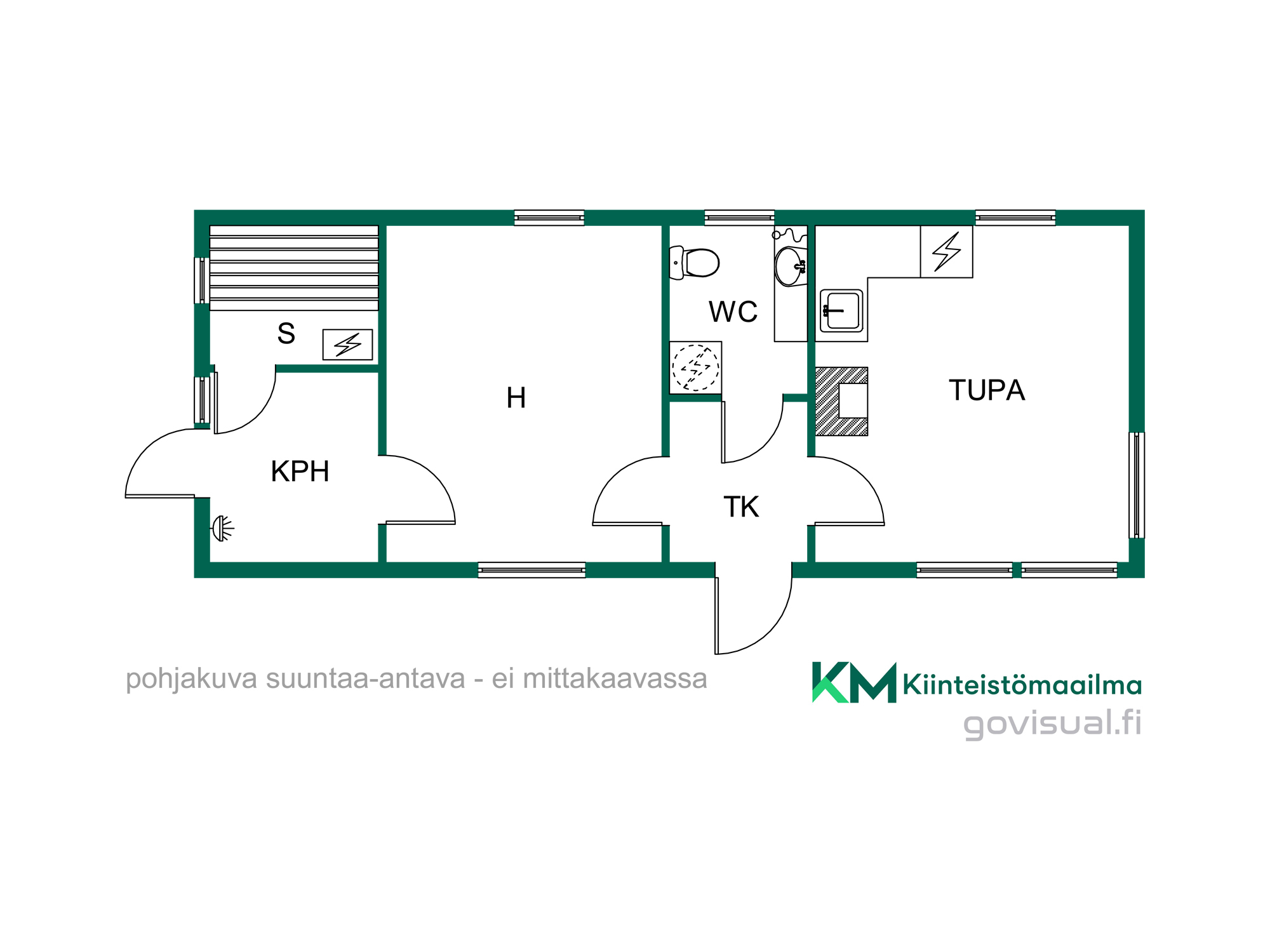 Talousrakennus pohjakuva