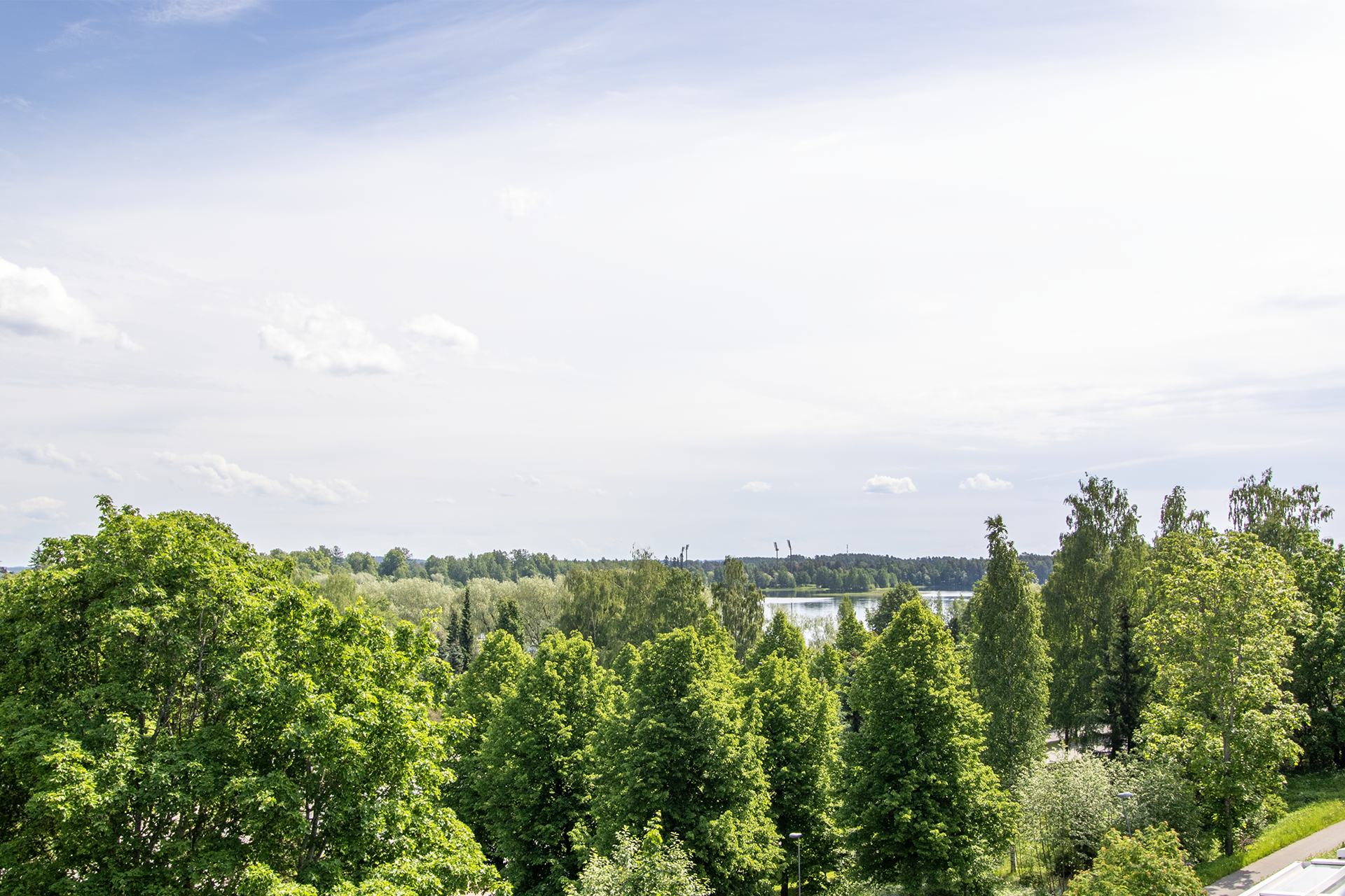 Kodin yksi parhaita puolia on avarat näkymät!