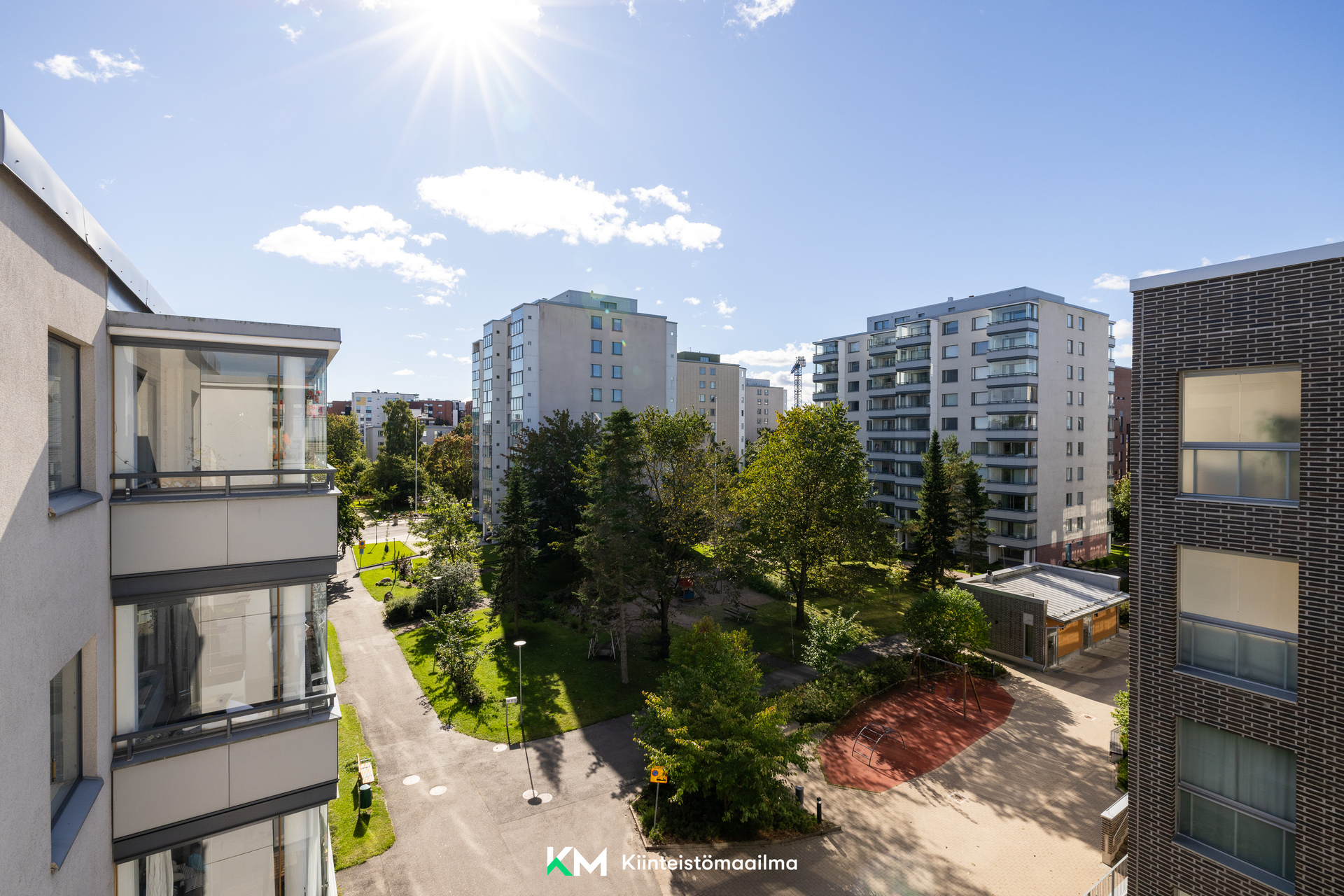 Parvekenäkymää