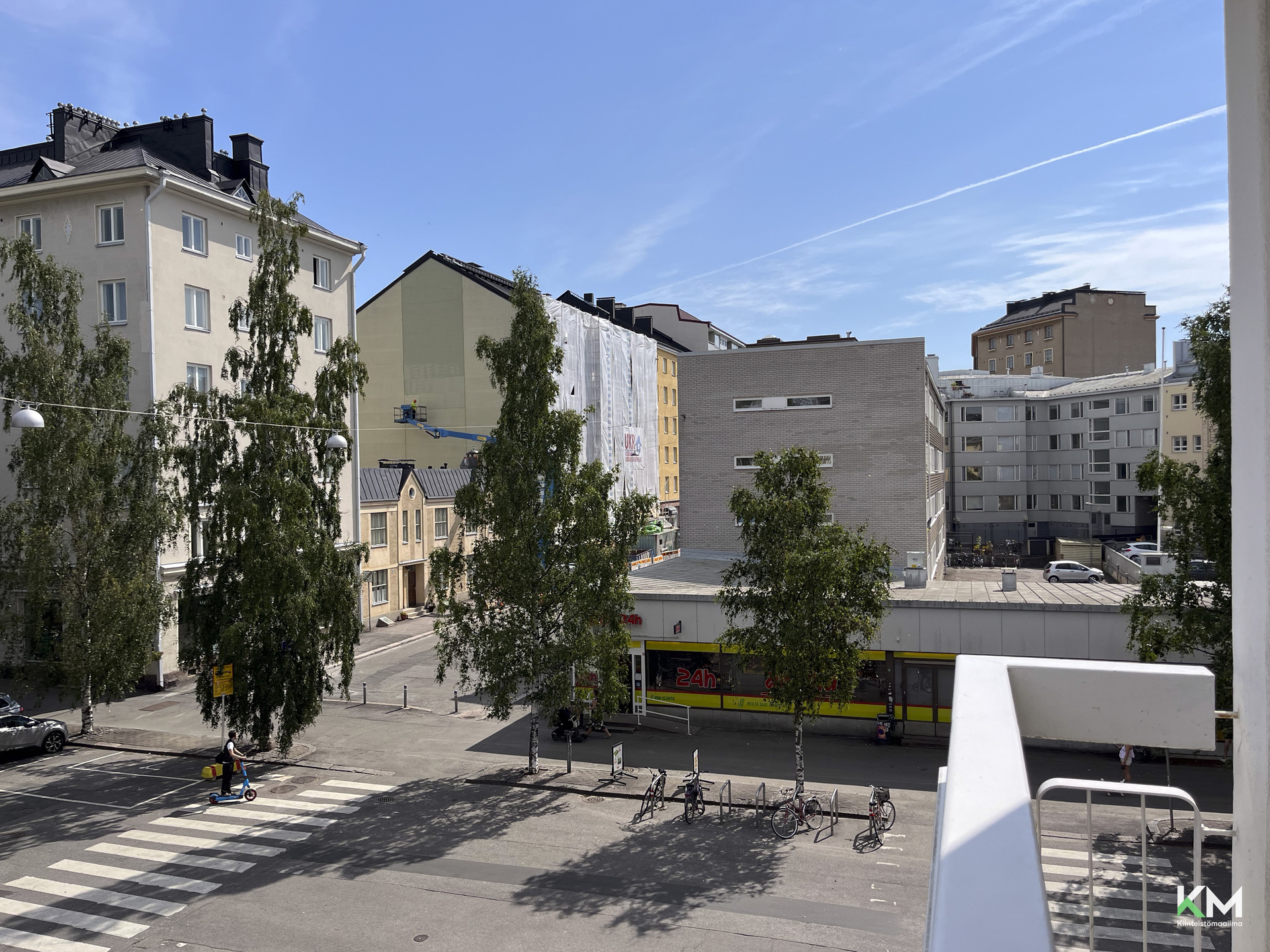 Näkymä Kotkankadulle