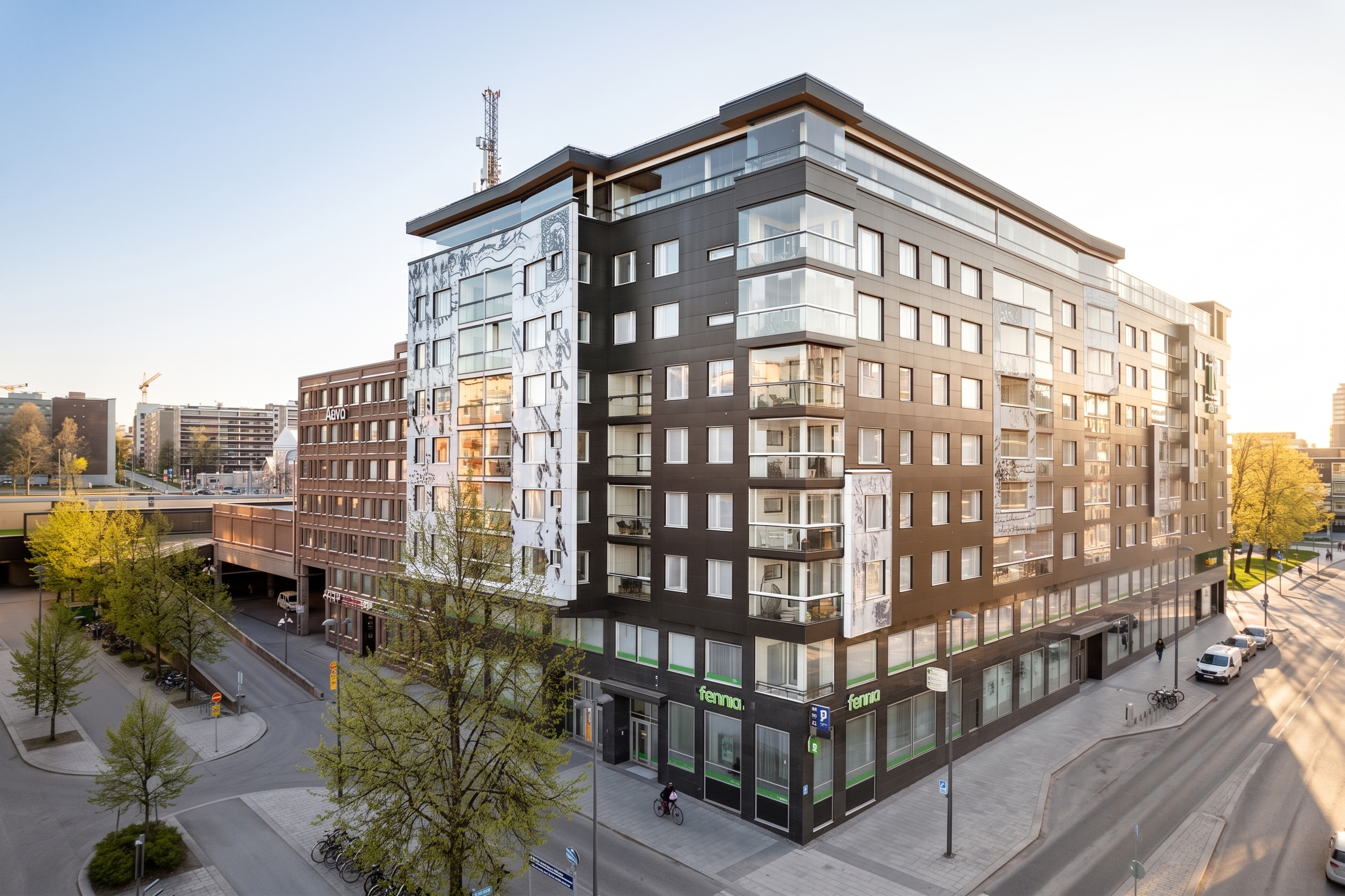 Tilava perheasunto Tampereen paraatipaikalla