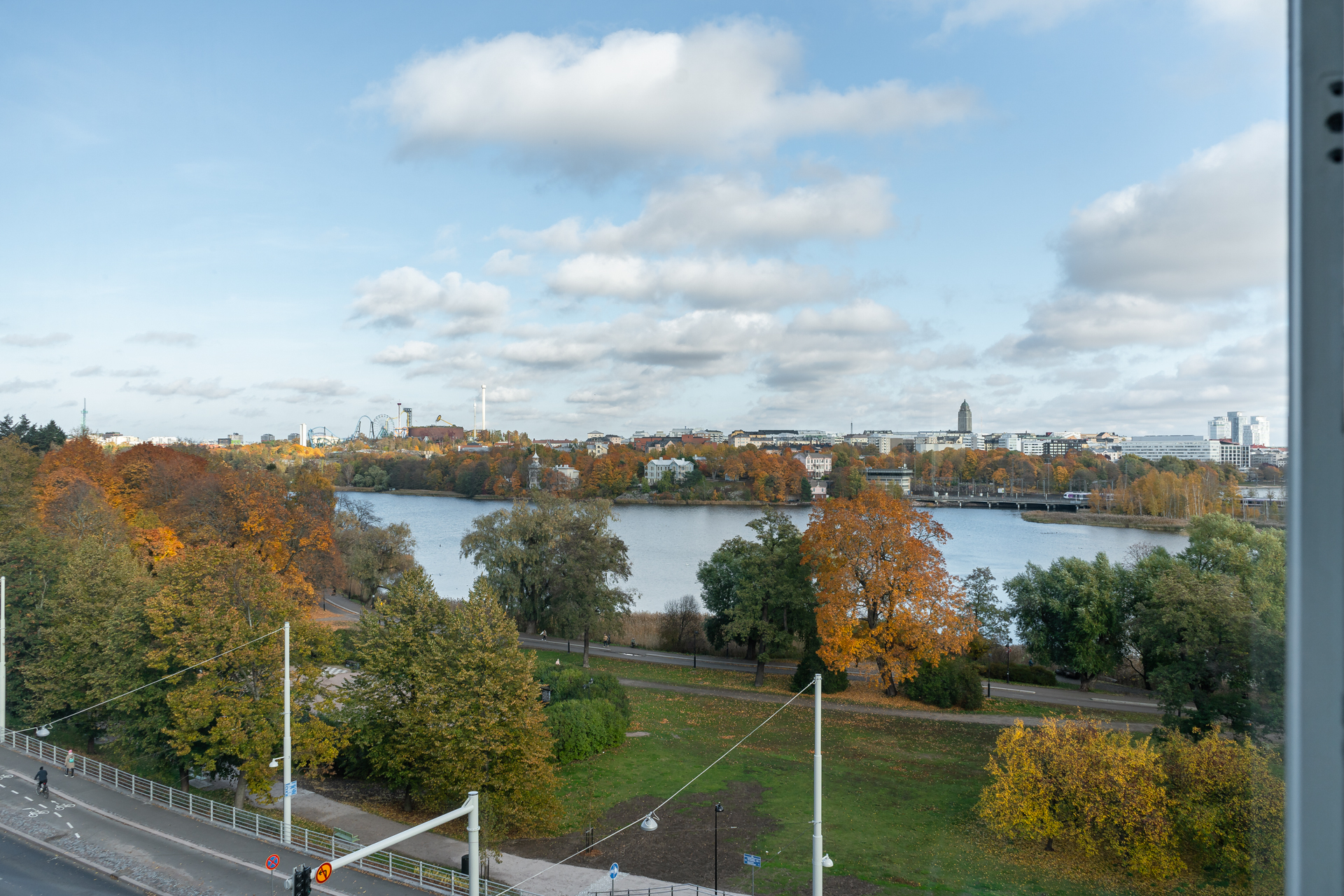 Maisema olohuoneesta