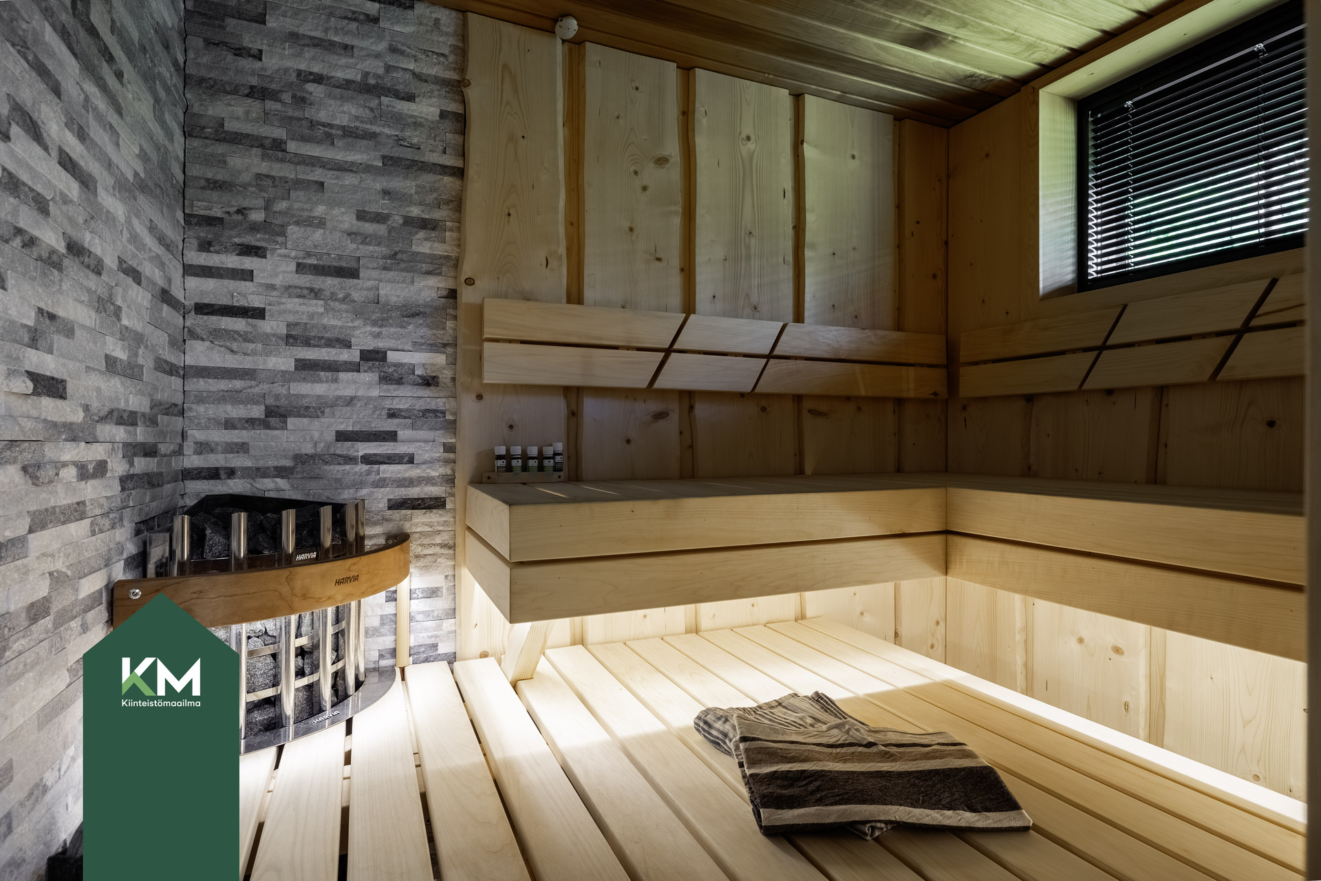 Upea sauna on saneerattu 2025
