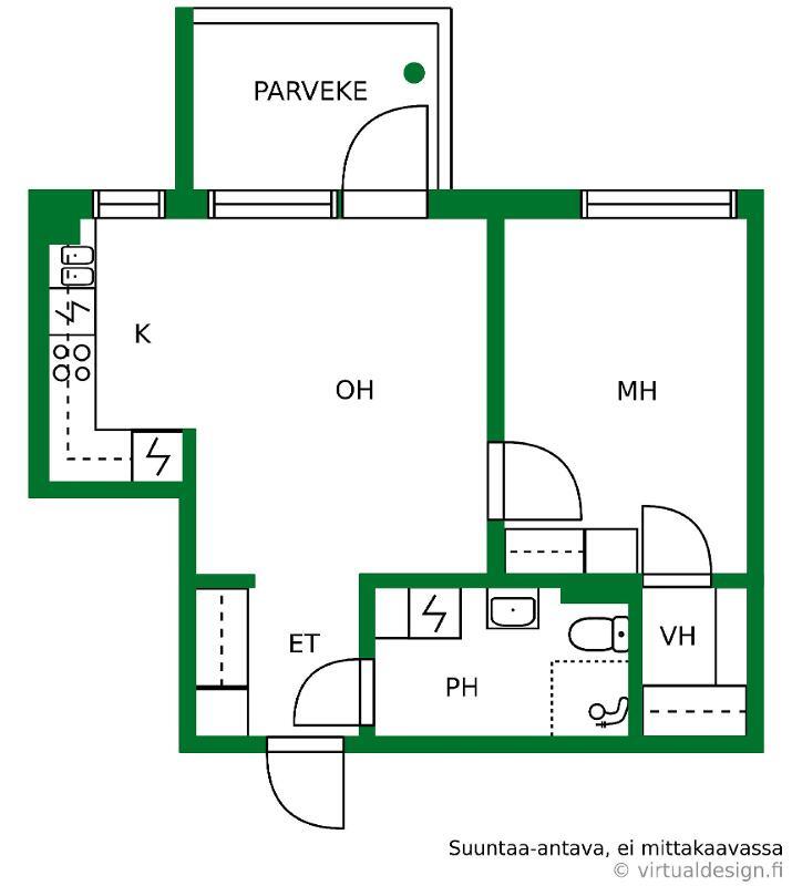 Tursonkatu 1 , Kaleva, Tampere