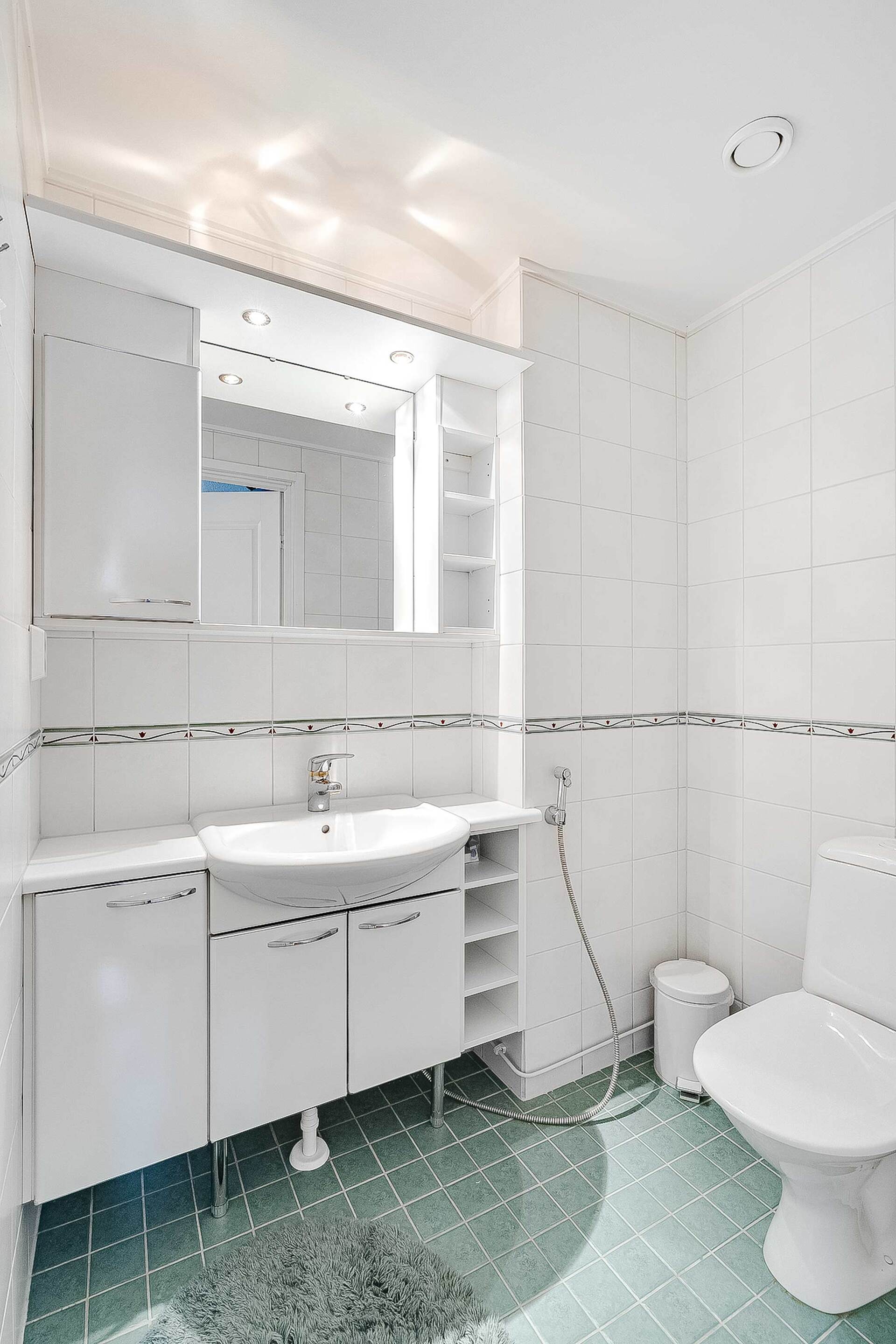 Erillinen wc, käynti eteisestä