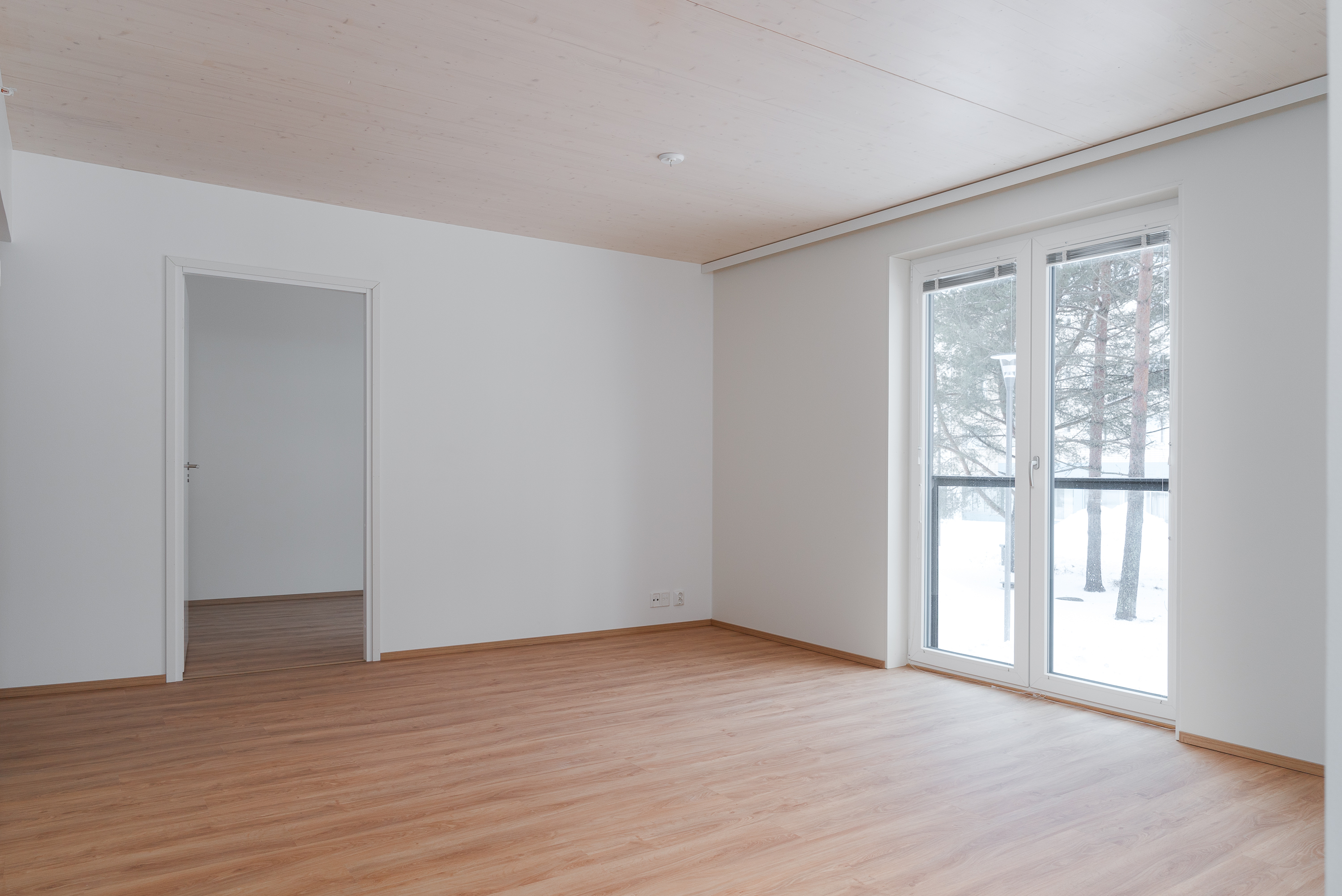 Ranskalainen parveke olohuoneessa