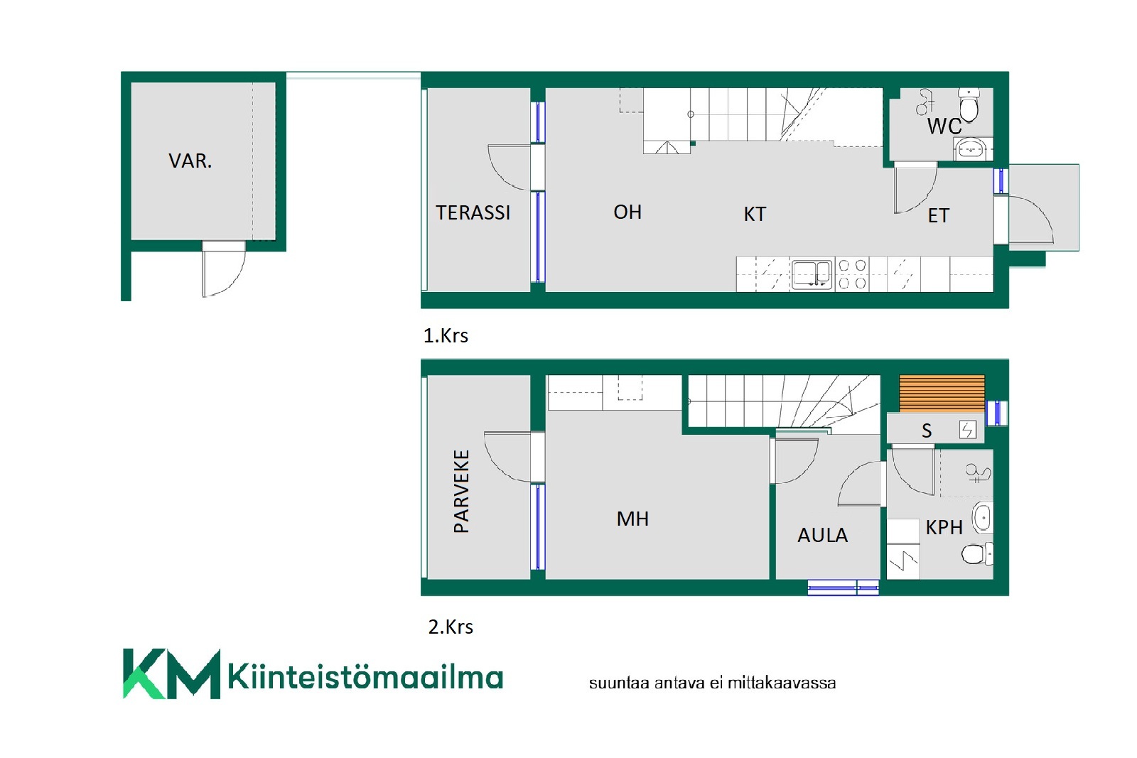 Asunnon pohjakuva