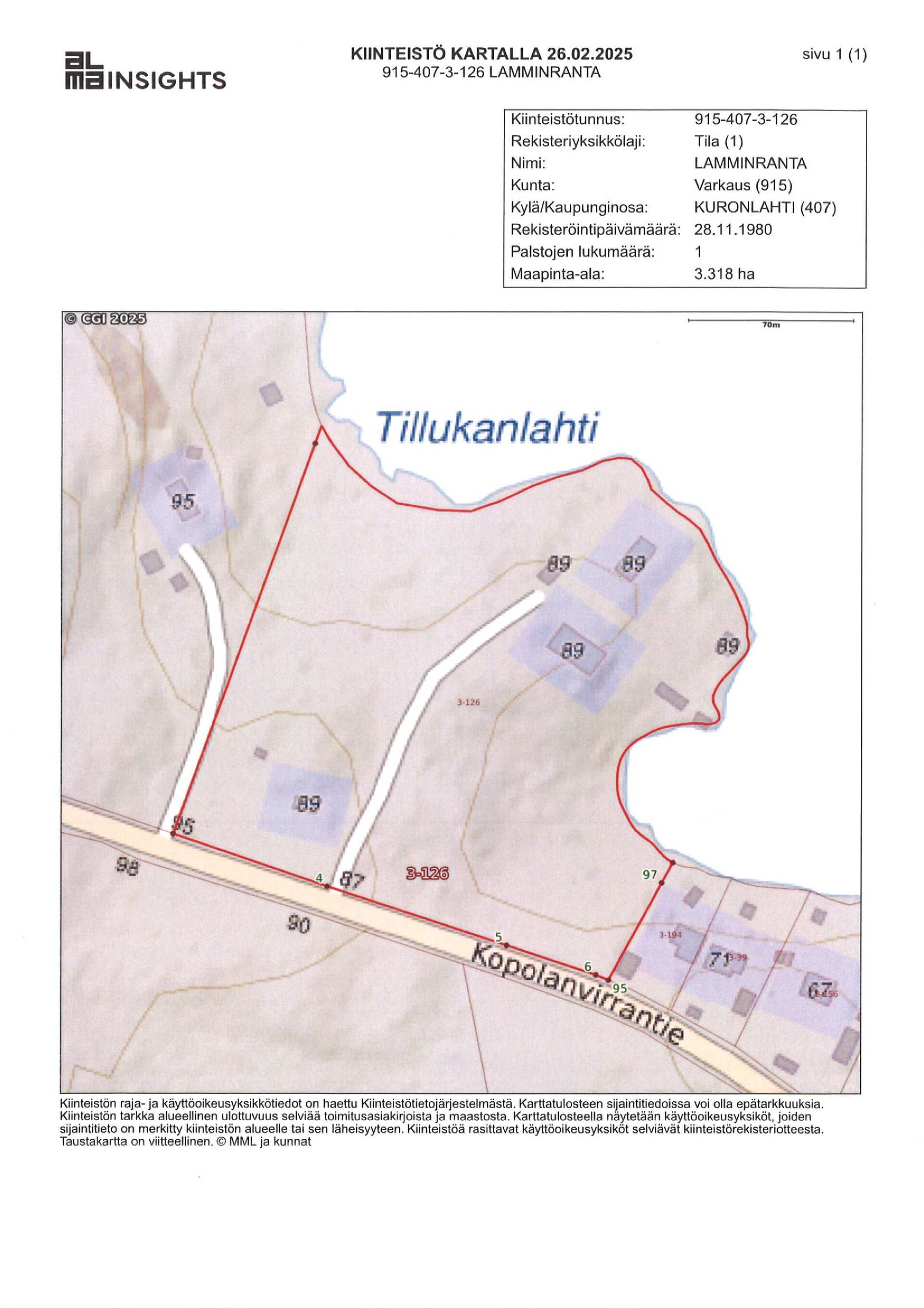 Kopolanvirrantie 89, Kopolanniemi, Varkaus