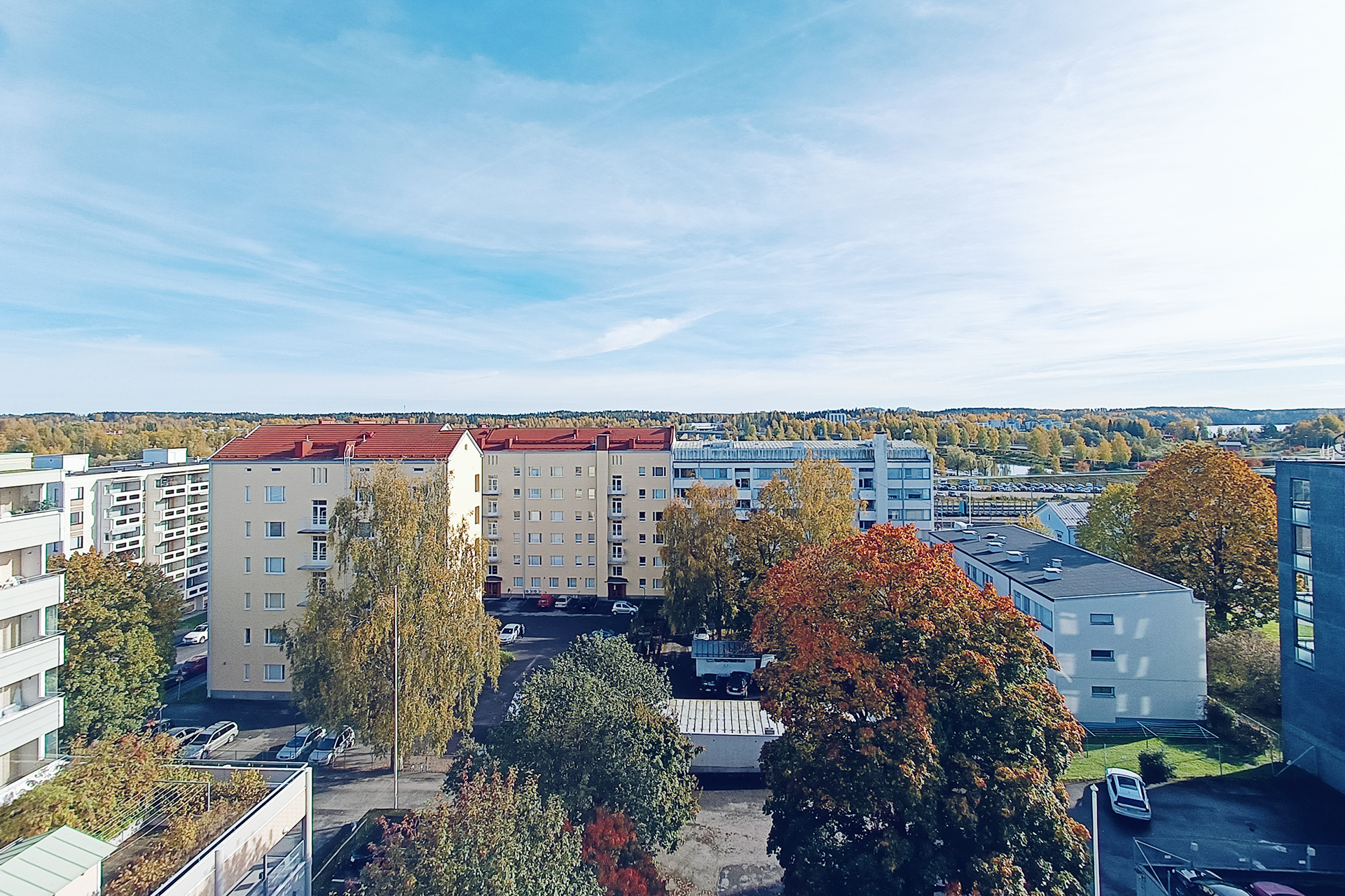 Näkymät satamalahdelle päin