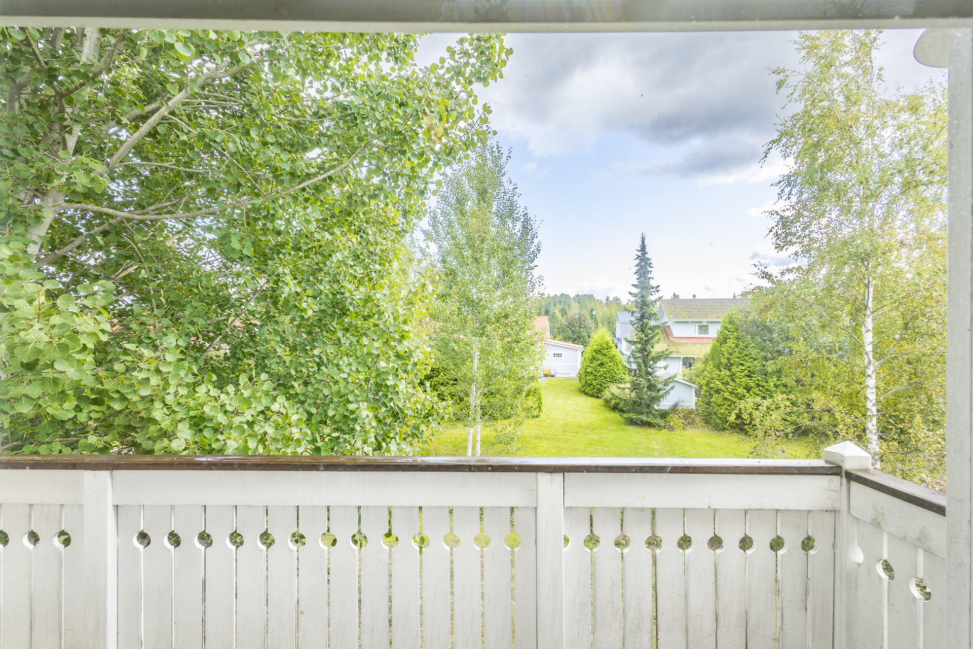 yläkerran parvekkeen näkymät
