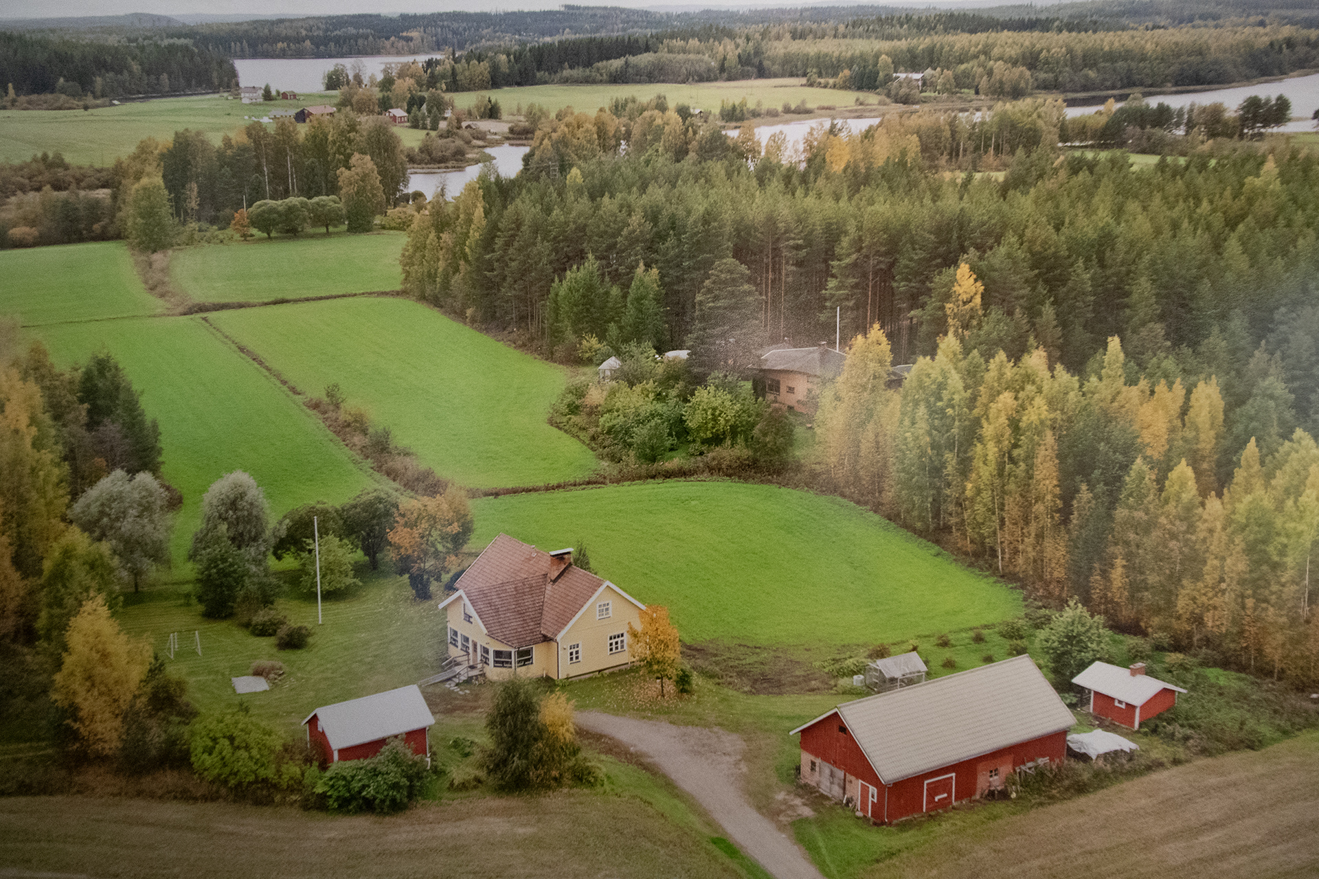 ilmakuvaa rakennuksista.