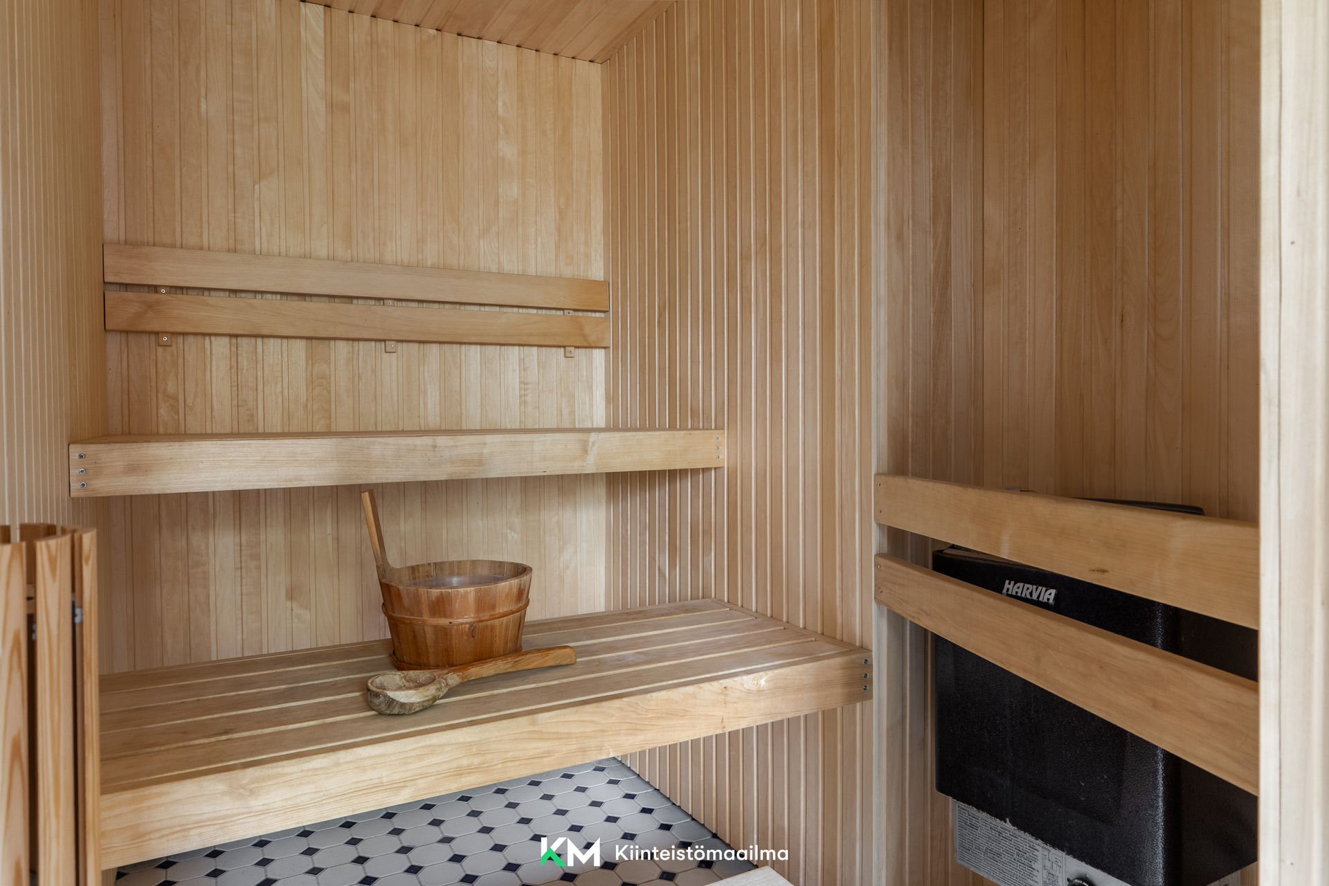 Sauna kellarikerroksessa