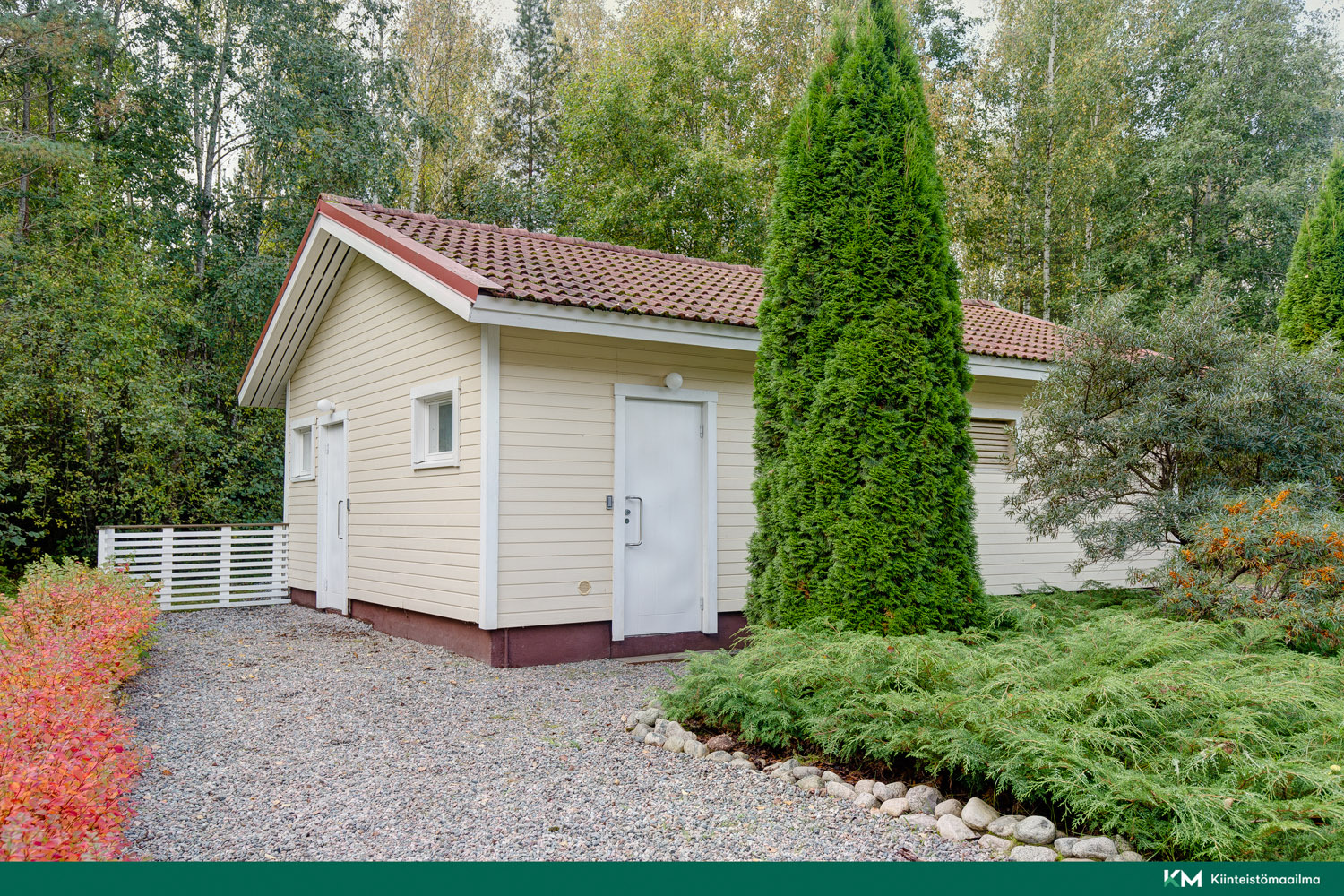 Kaksi ulkovarastoa