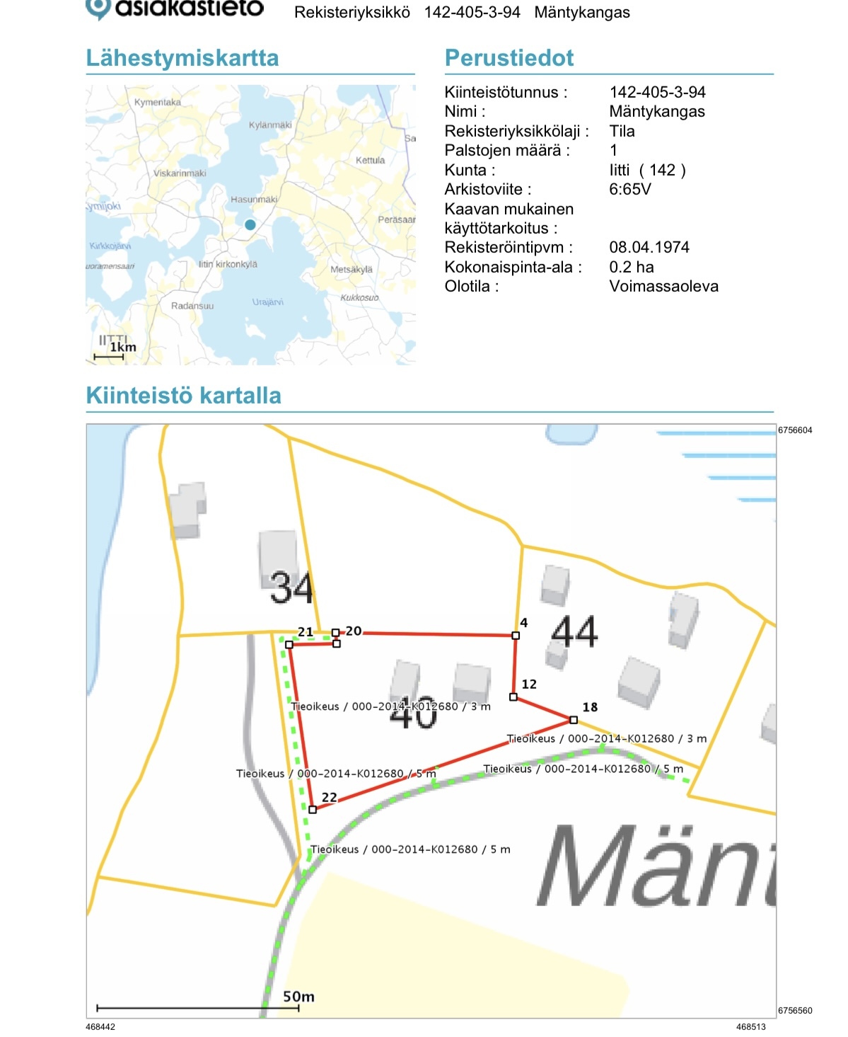 Honninlahti 40, Kirkonkylä, Iitti