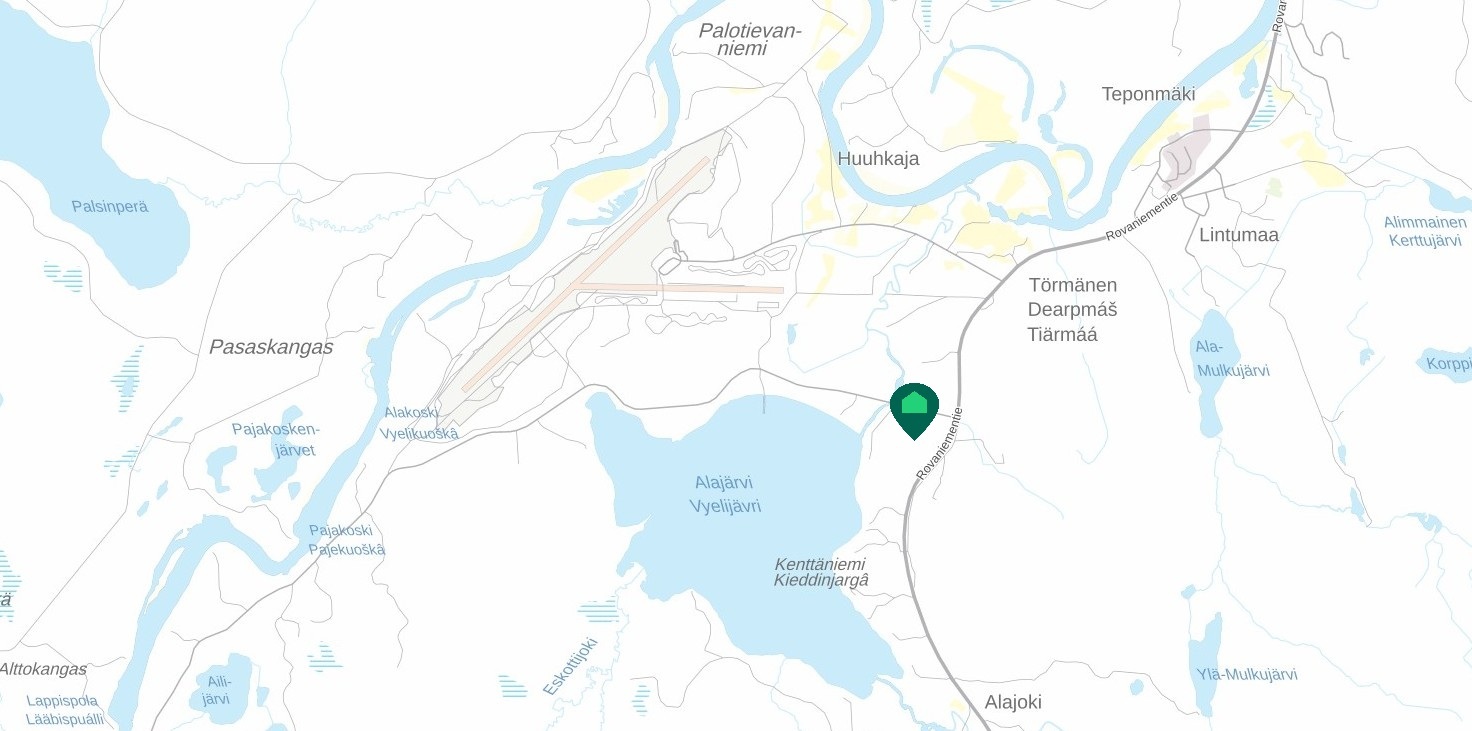Sijainti kartalla