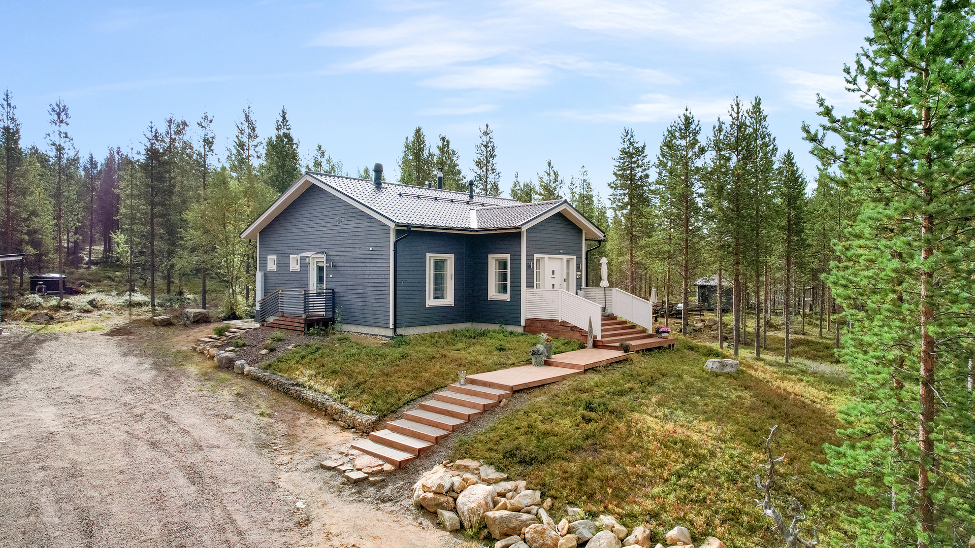 Rauhallinen ja luonnonläheinen sijainti