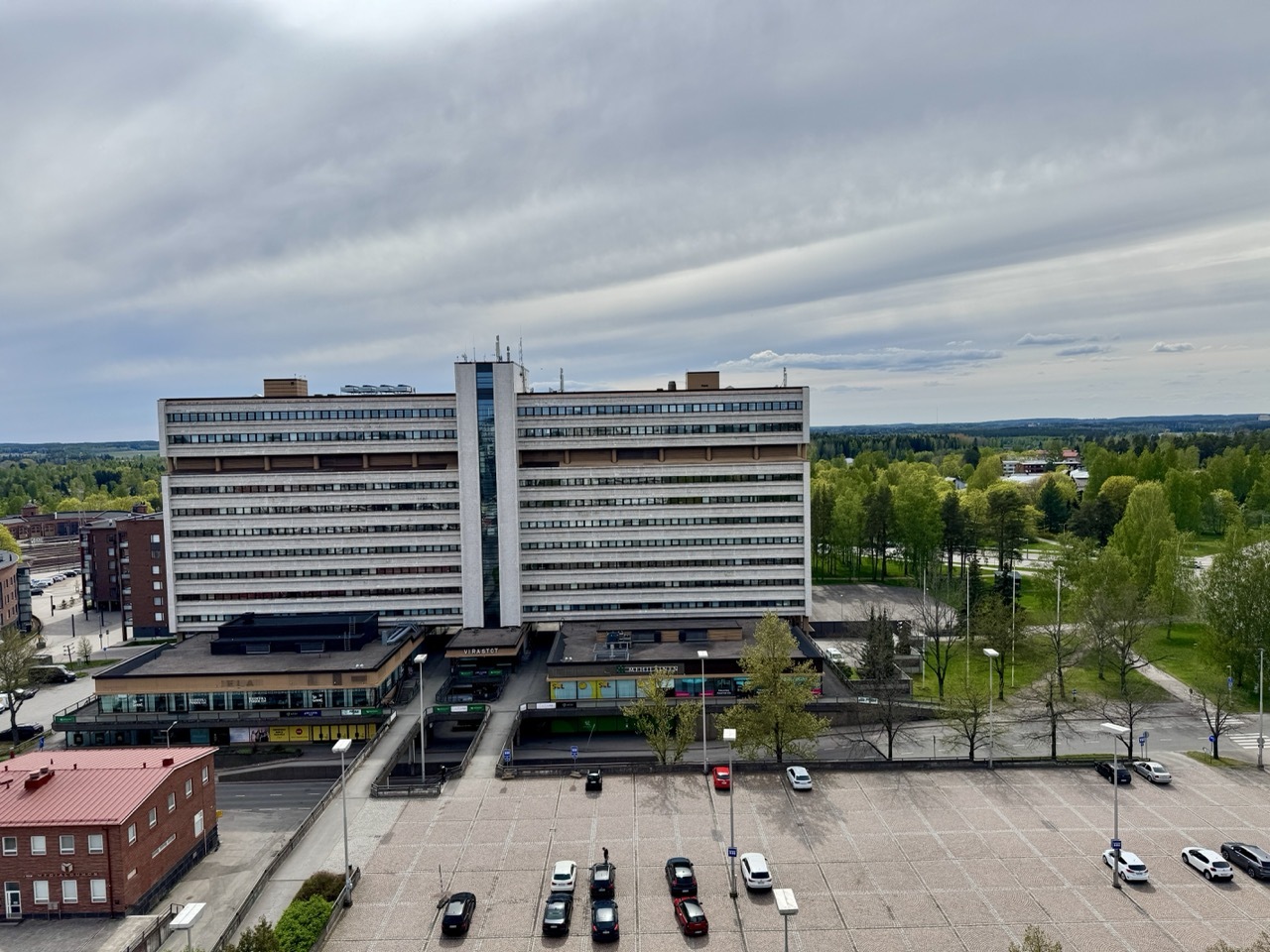 Parvekenäkymää