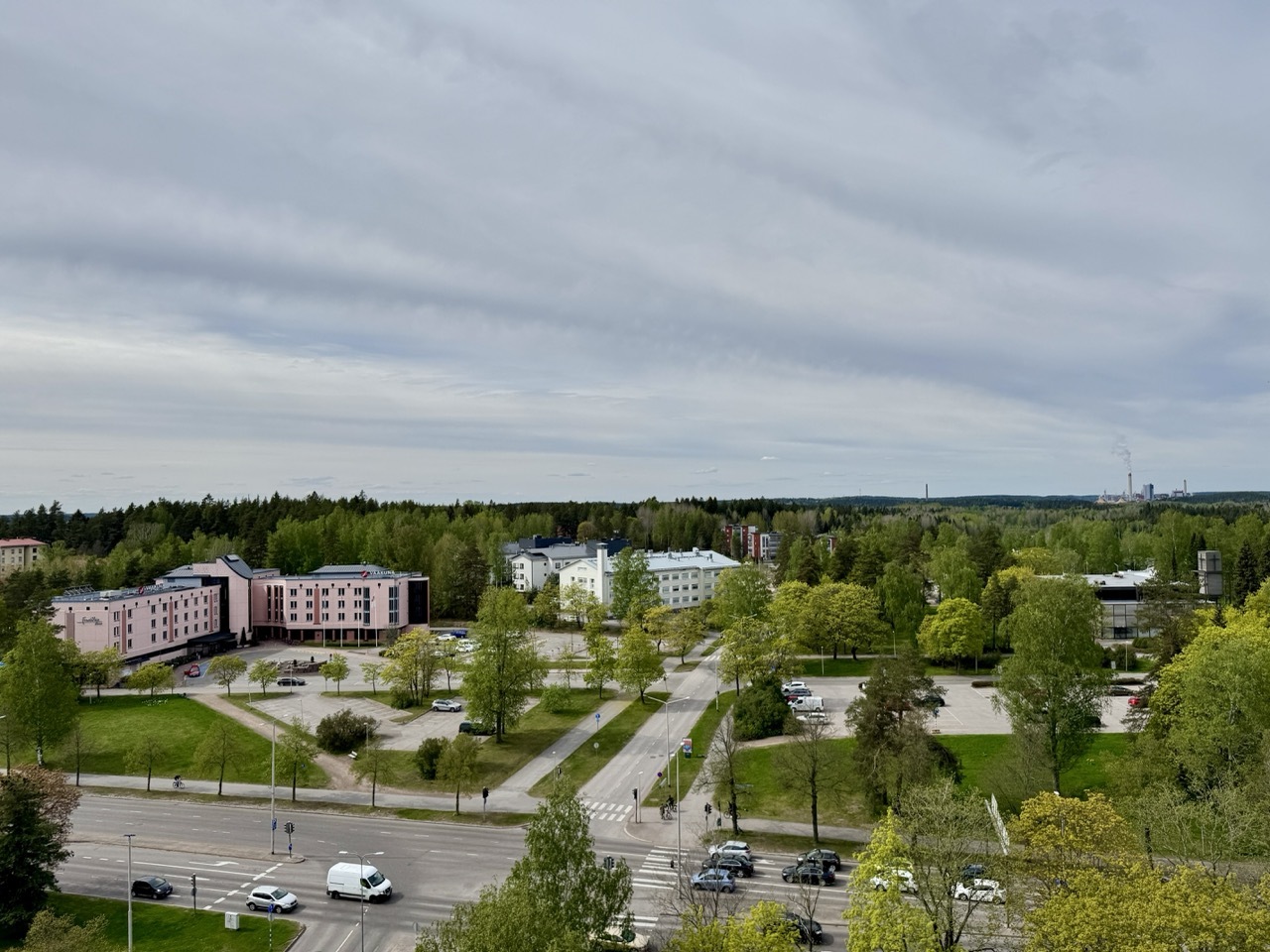 Parvekenäkymää