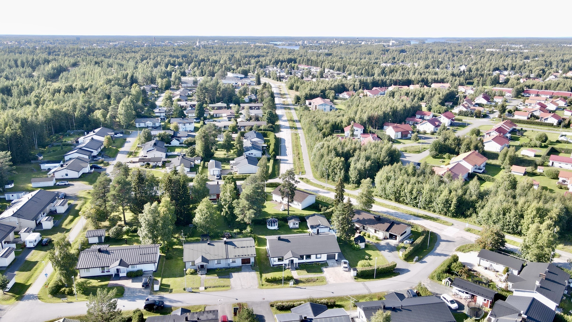 Omakotitalovaltainen asuntoalue