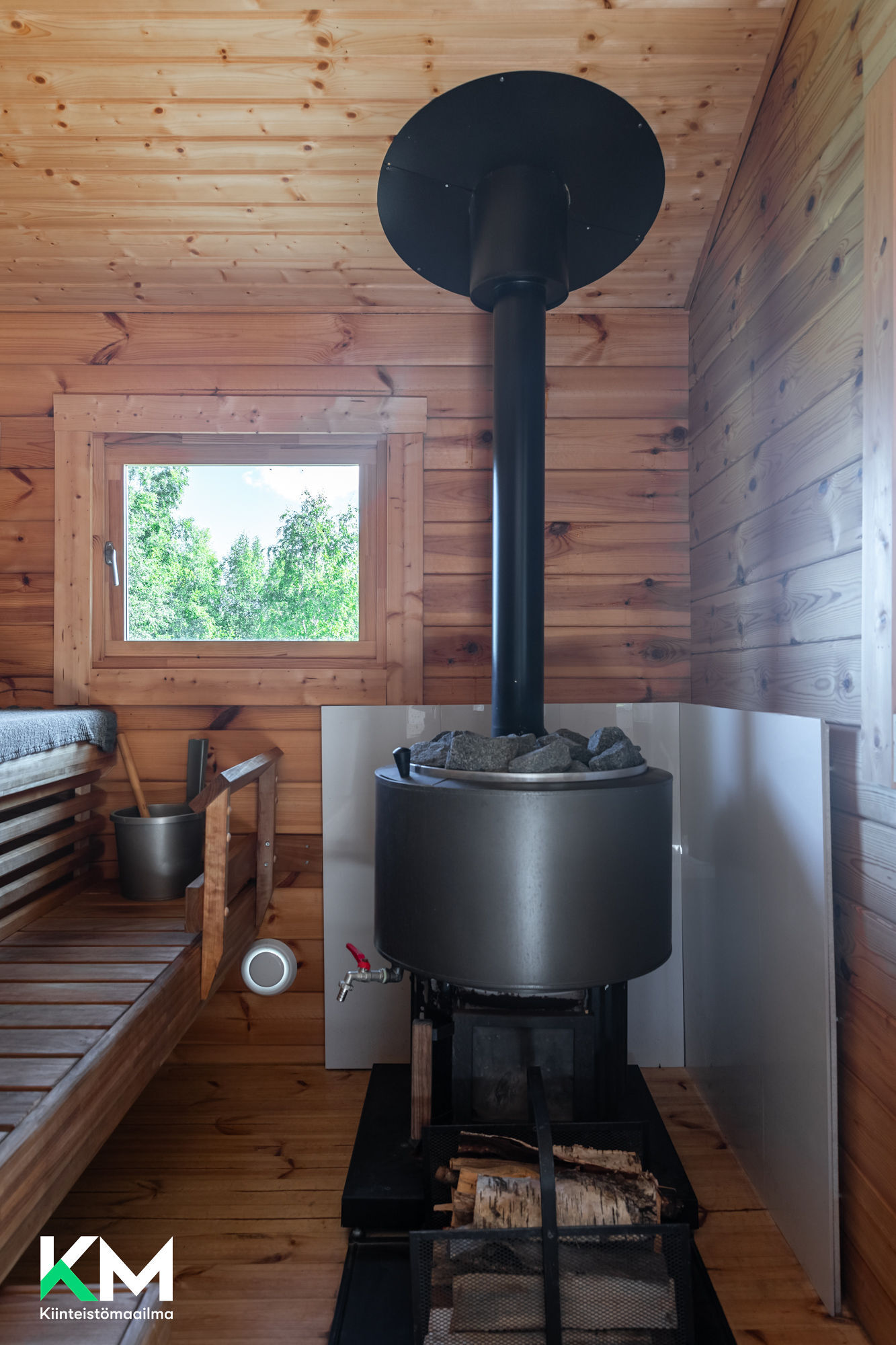 Saunamökin sauna