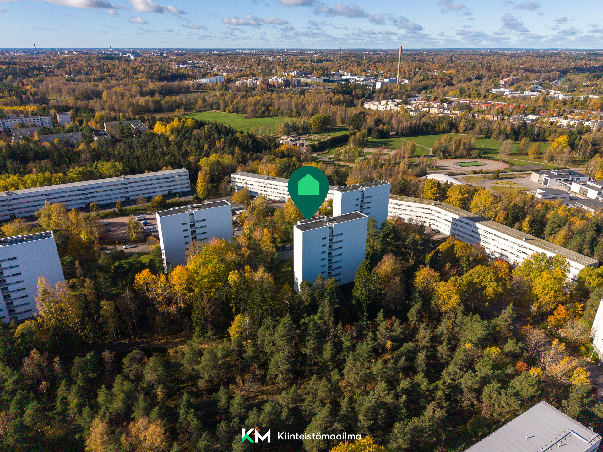 Ilmakuvaa alueelta