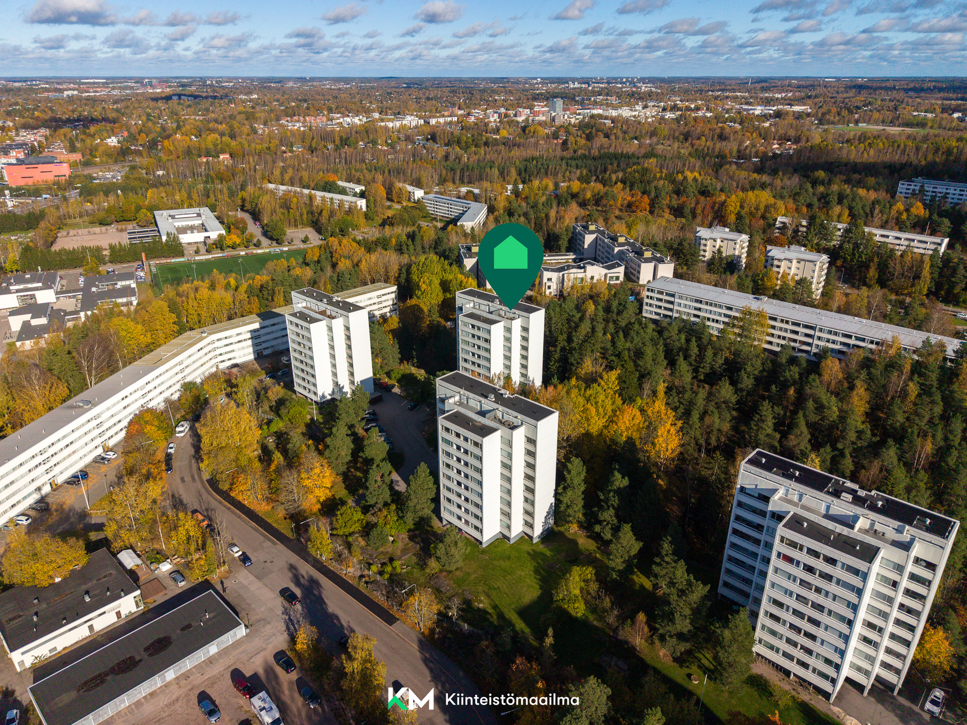 Ilmakuvaa alueelta