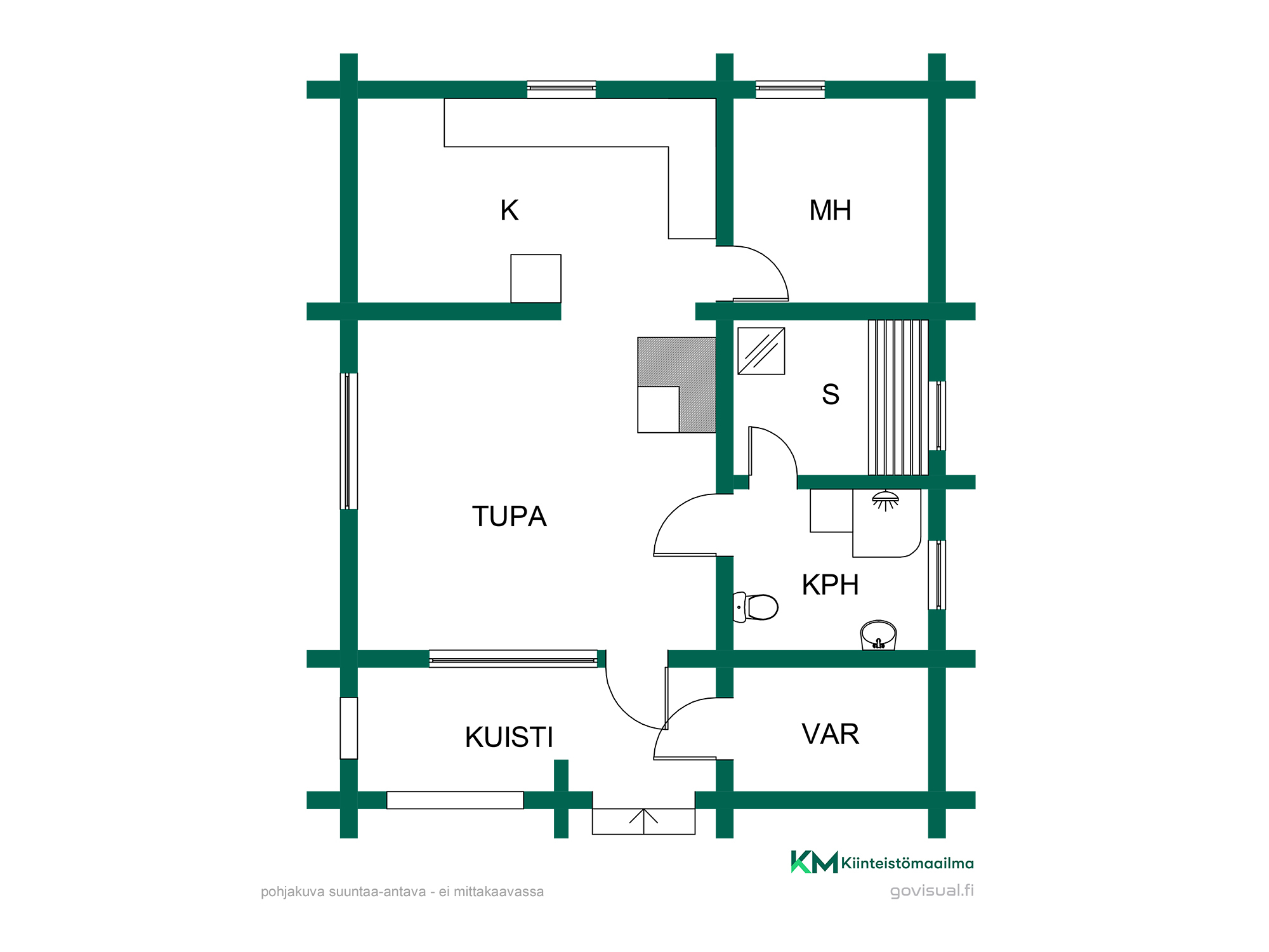 Suuntaa antava pohjakuva
