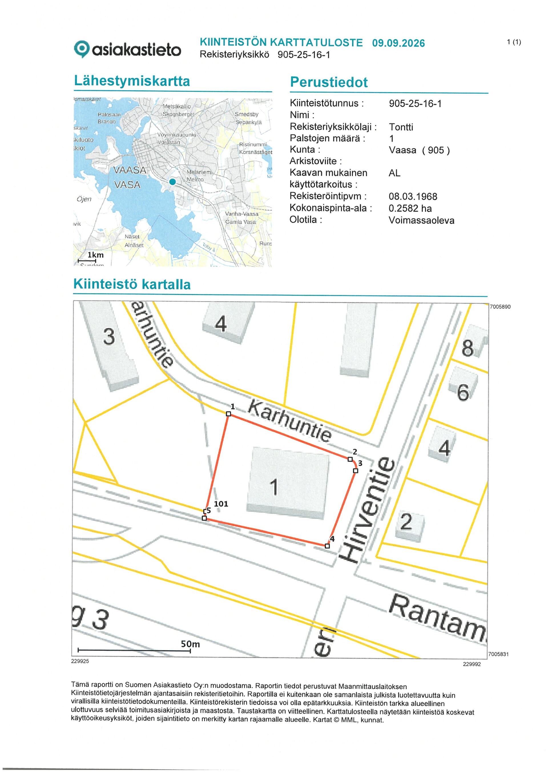 Karhuntie 1, Korkeamäki, Vaasa