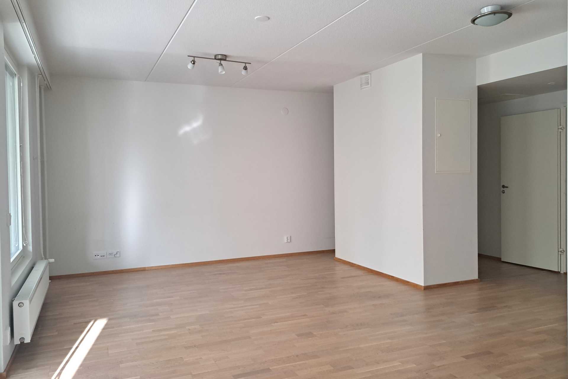 olohuonetta keittiön suunnalta