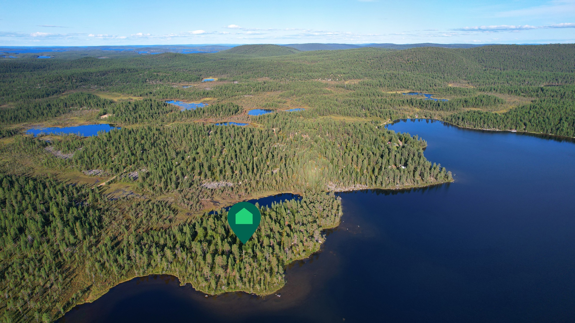 Vapaa-ajan tontti Talvitupajärven rannalla