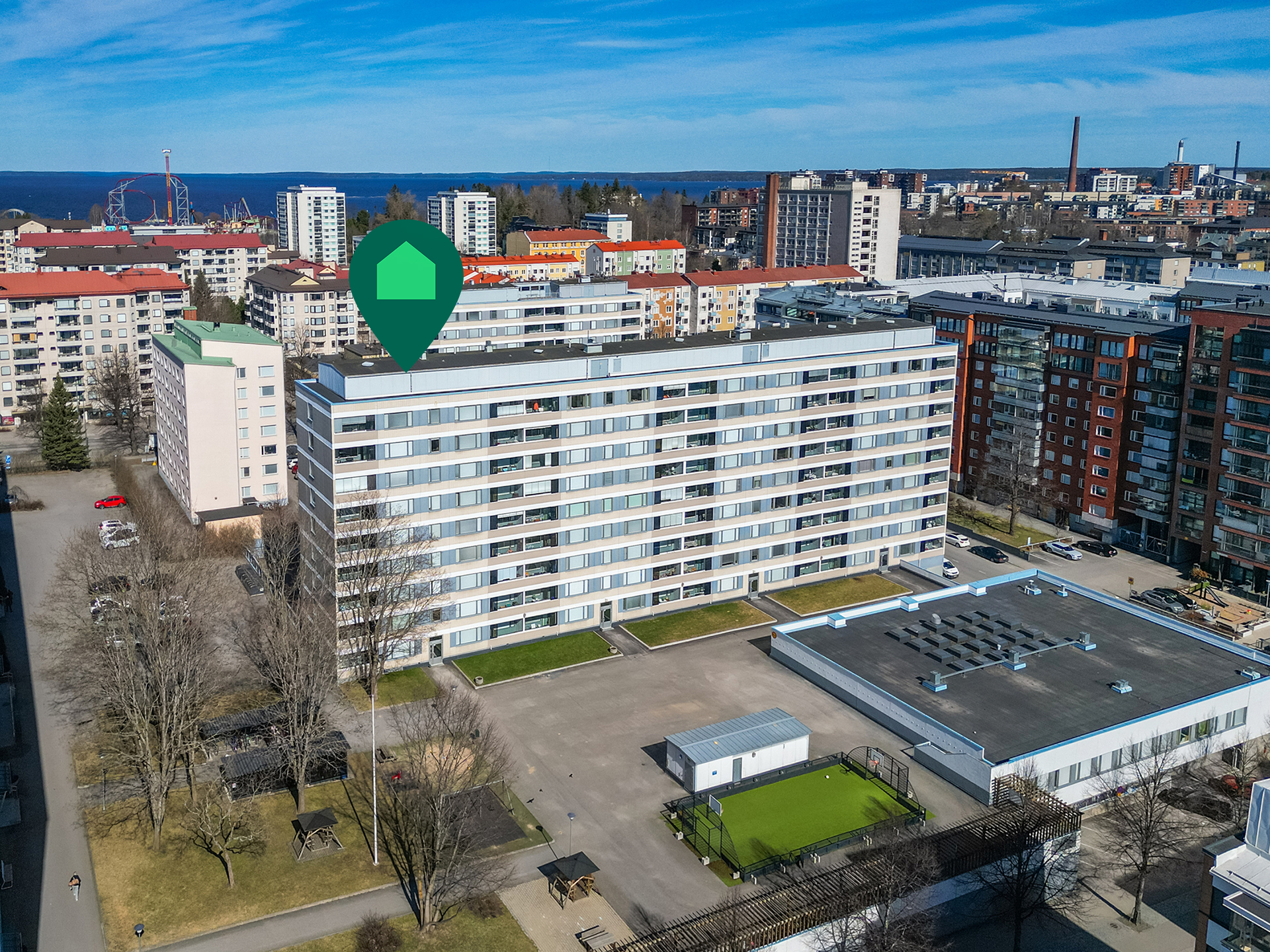 Mustanlahdenkatu 20, Amuri, Tampere