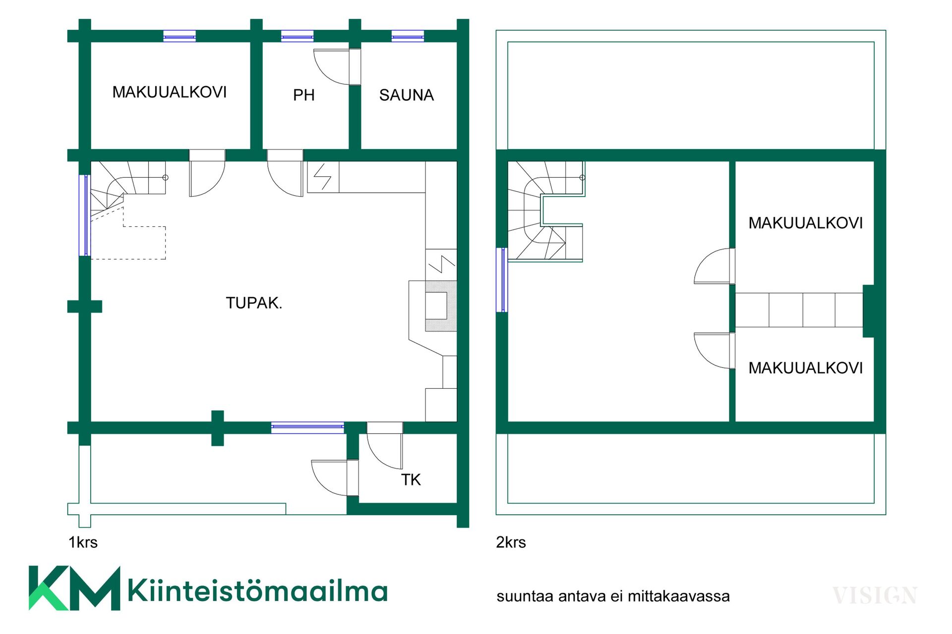 Asunnon pohjakuva