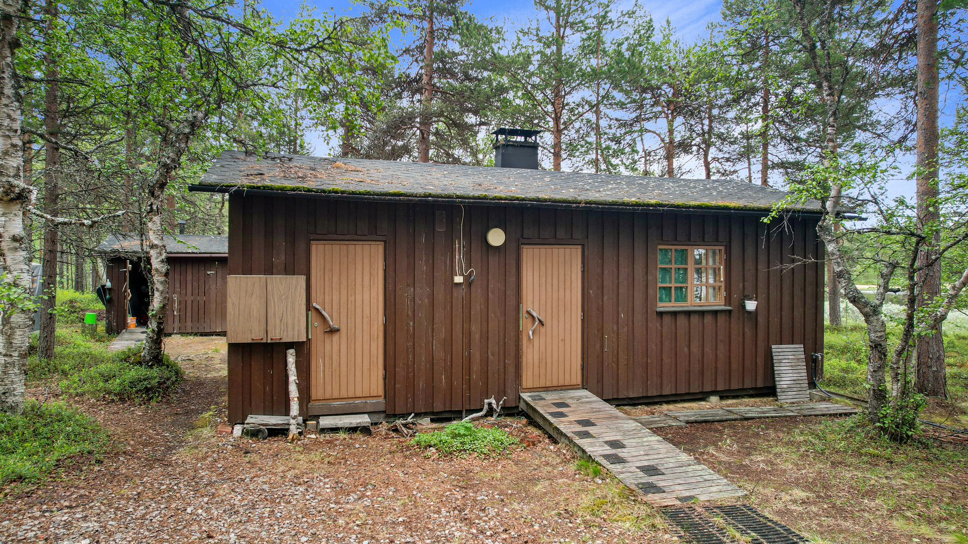 Saunarakennus/varasto