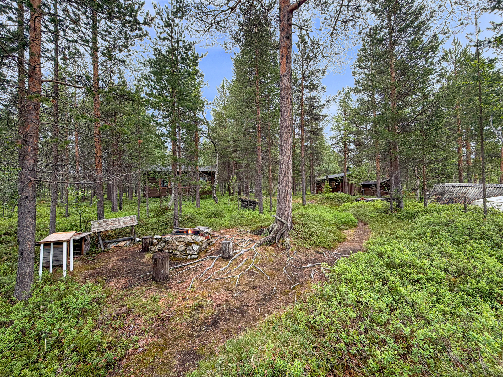 Pihapiirissä tulistelupaikka