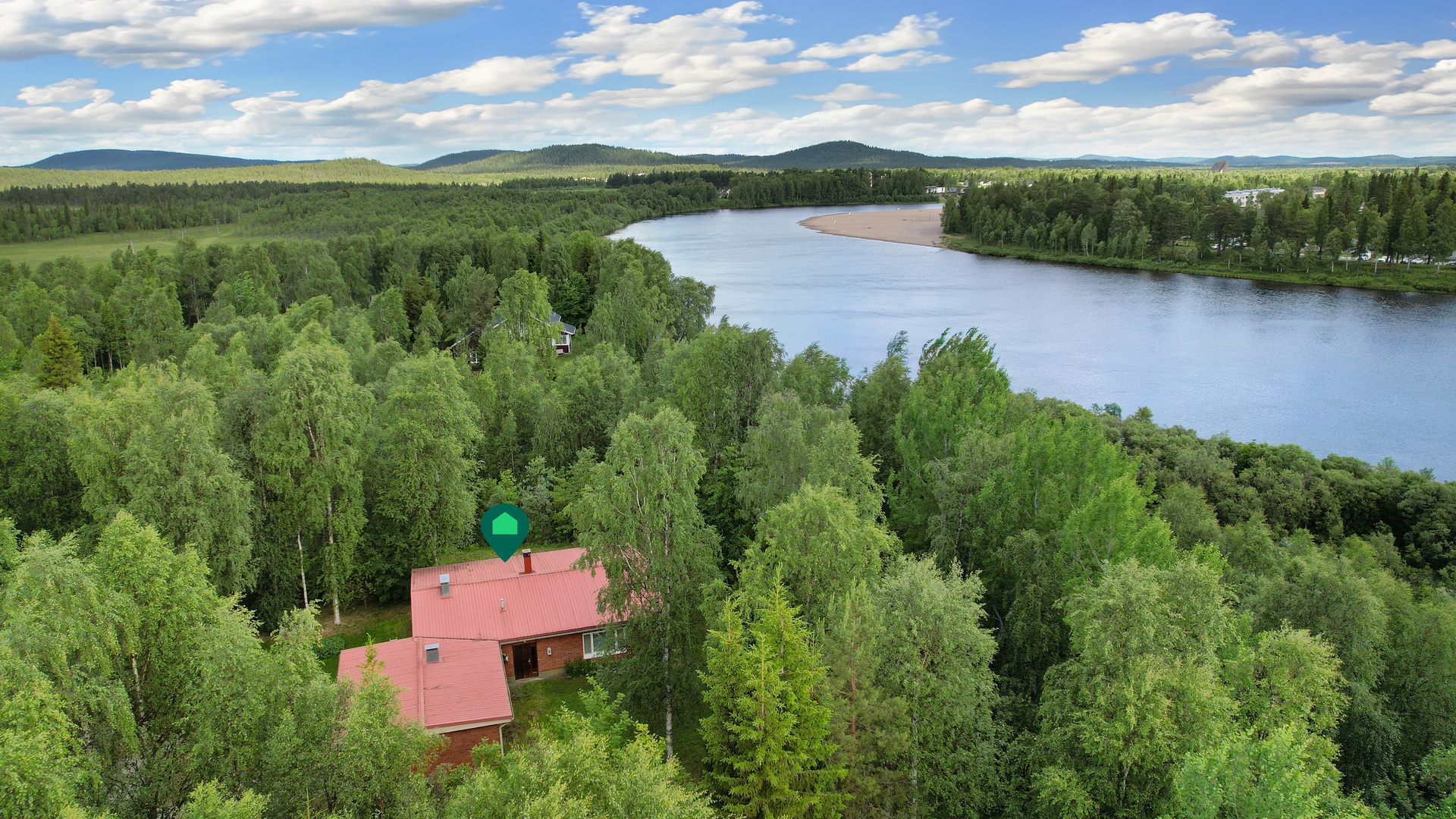Luonnonläheinen sijainti