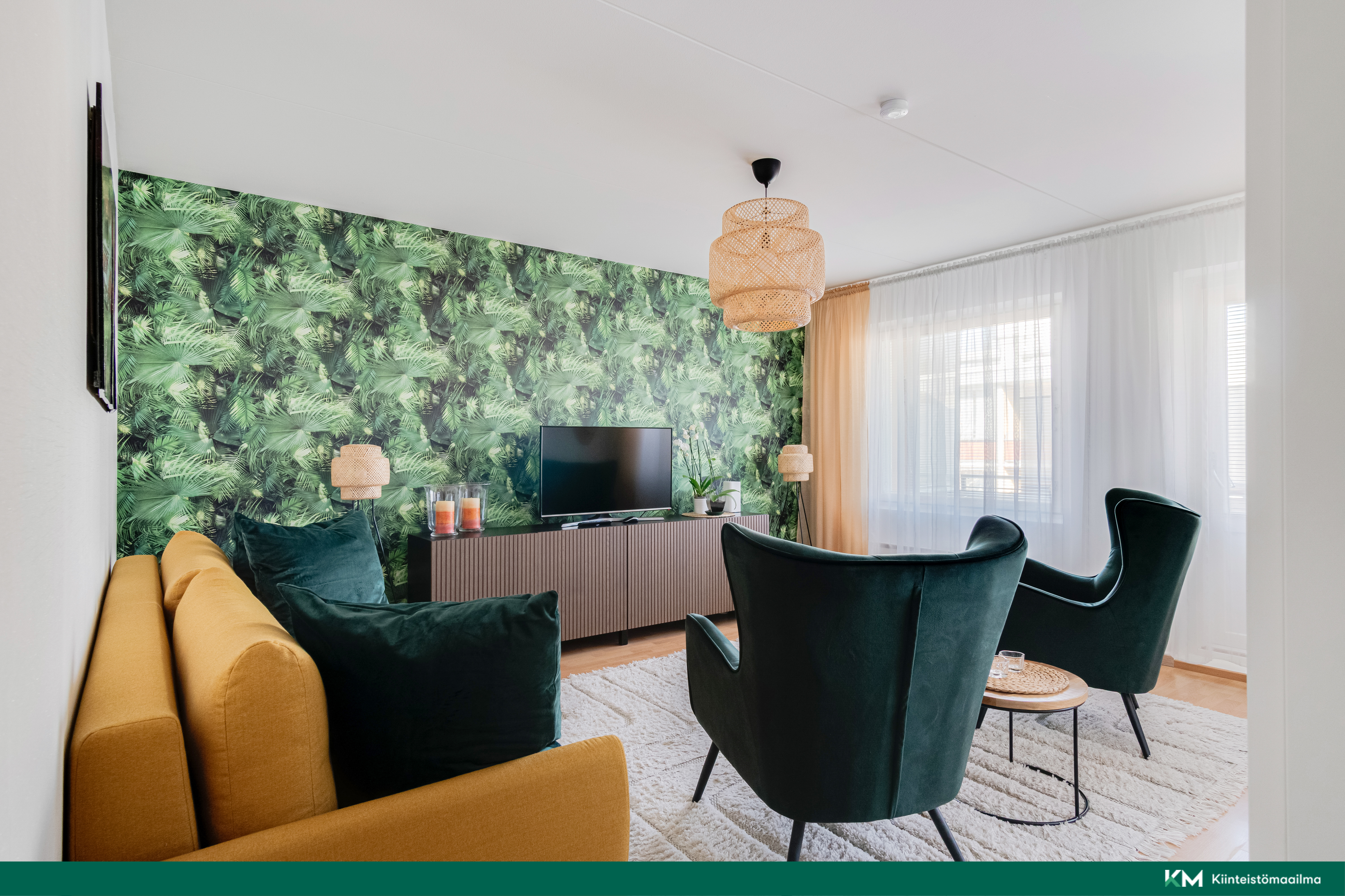 Olohuoneen tunnelmaa