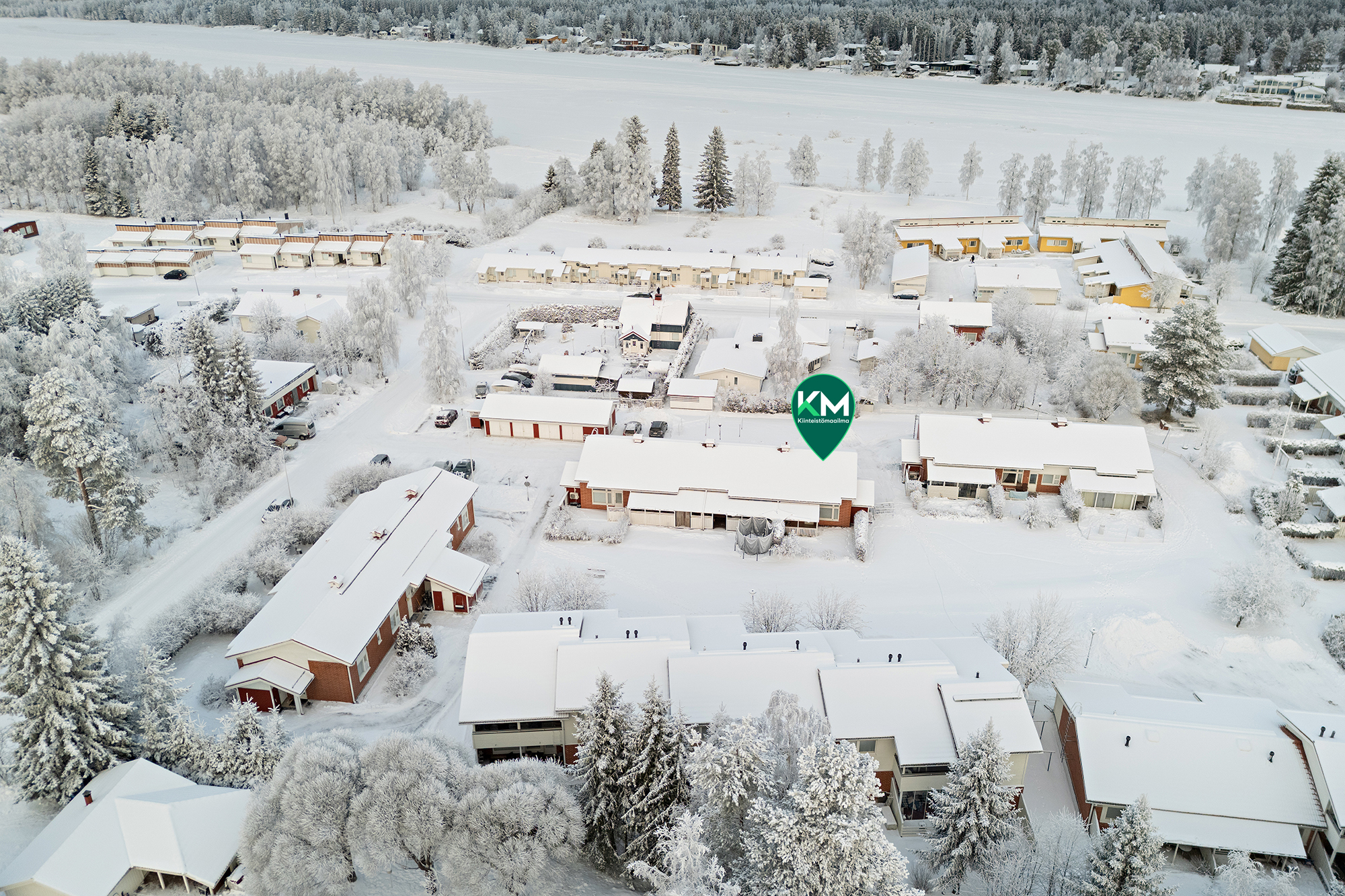 Kiiminkijoki lähes vieressä