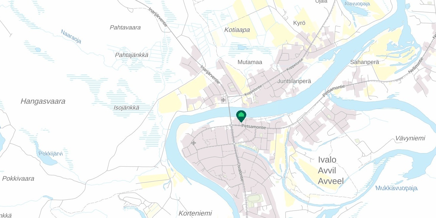 Sijainti kartalla