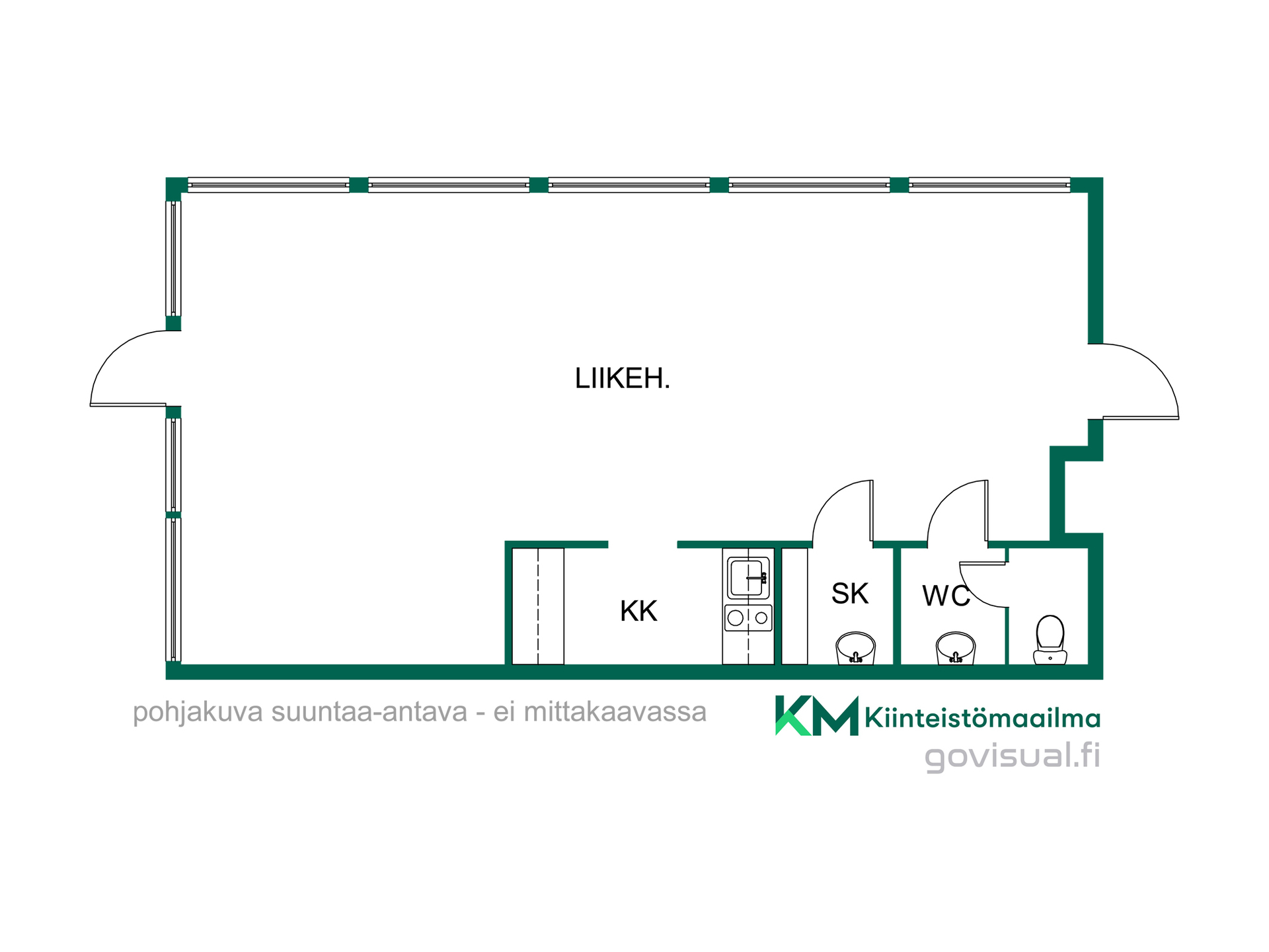 Koskikatu 5-7, Keskusta, Joensuu