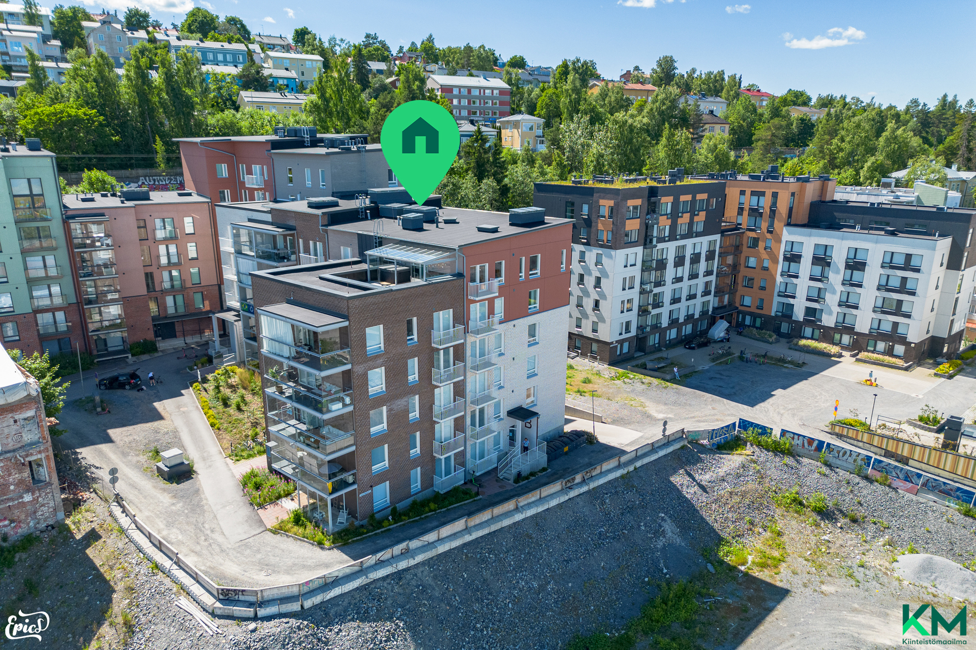 Paperitehtaanraitti 9, Santalahti, Tampere