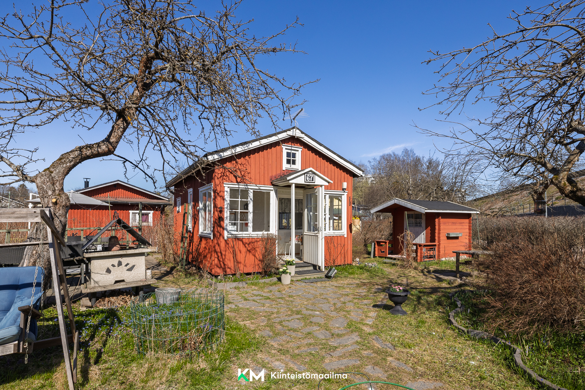 Asteripolku 67  Herttoniemen siirtolapuutarhamökki nro 67, Herttoniemi, Helsinki