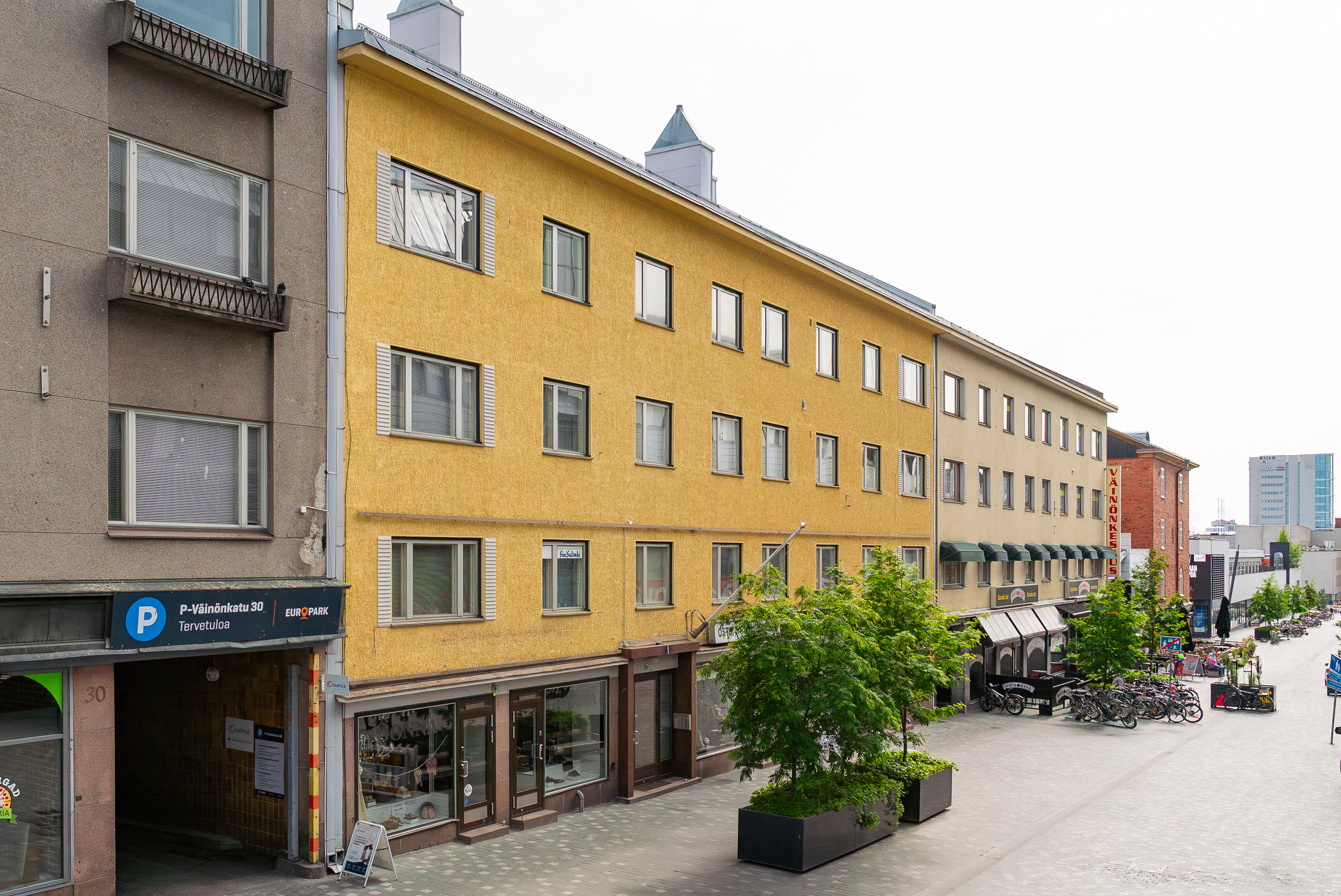 Sijainti ydinkeskustassa