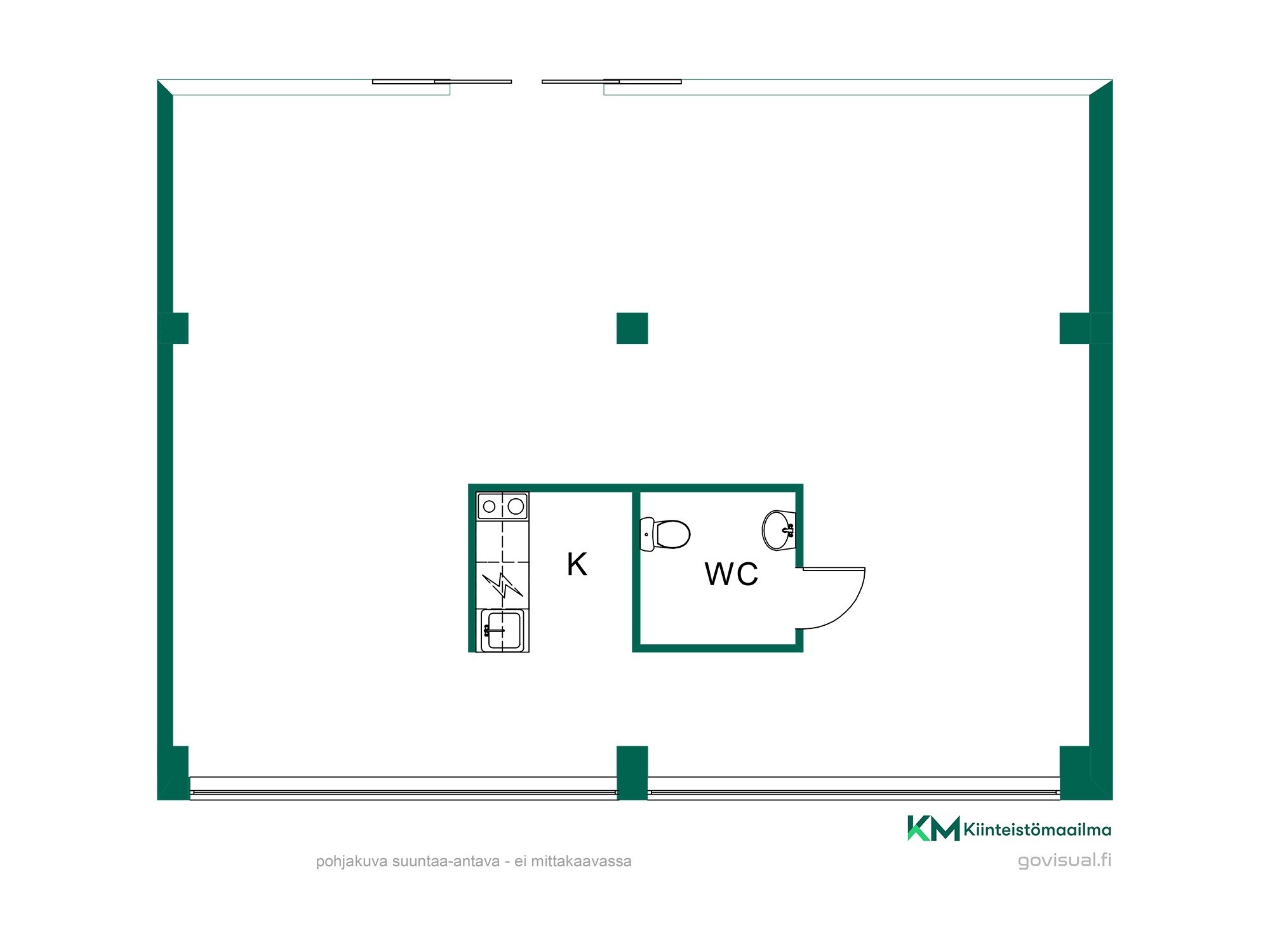 suuntaa antava pohjakuva