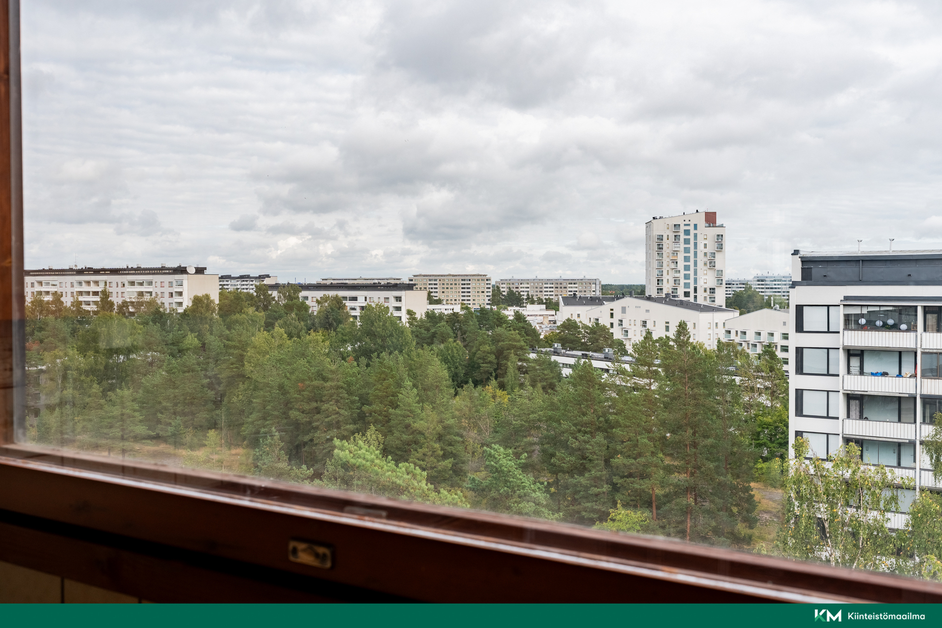 Näkymä isommasta makuuhuoneesta